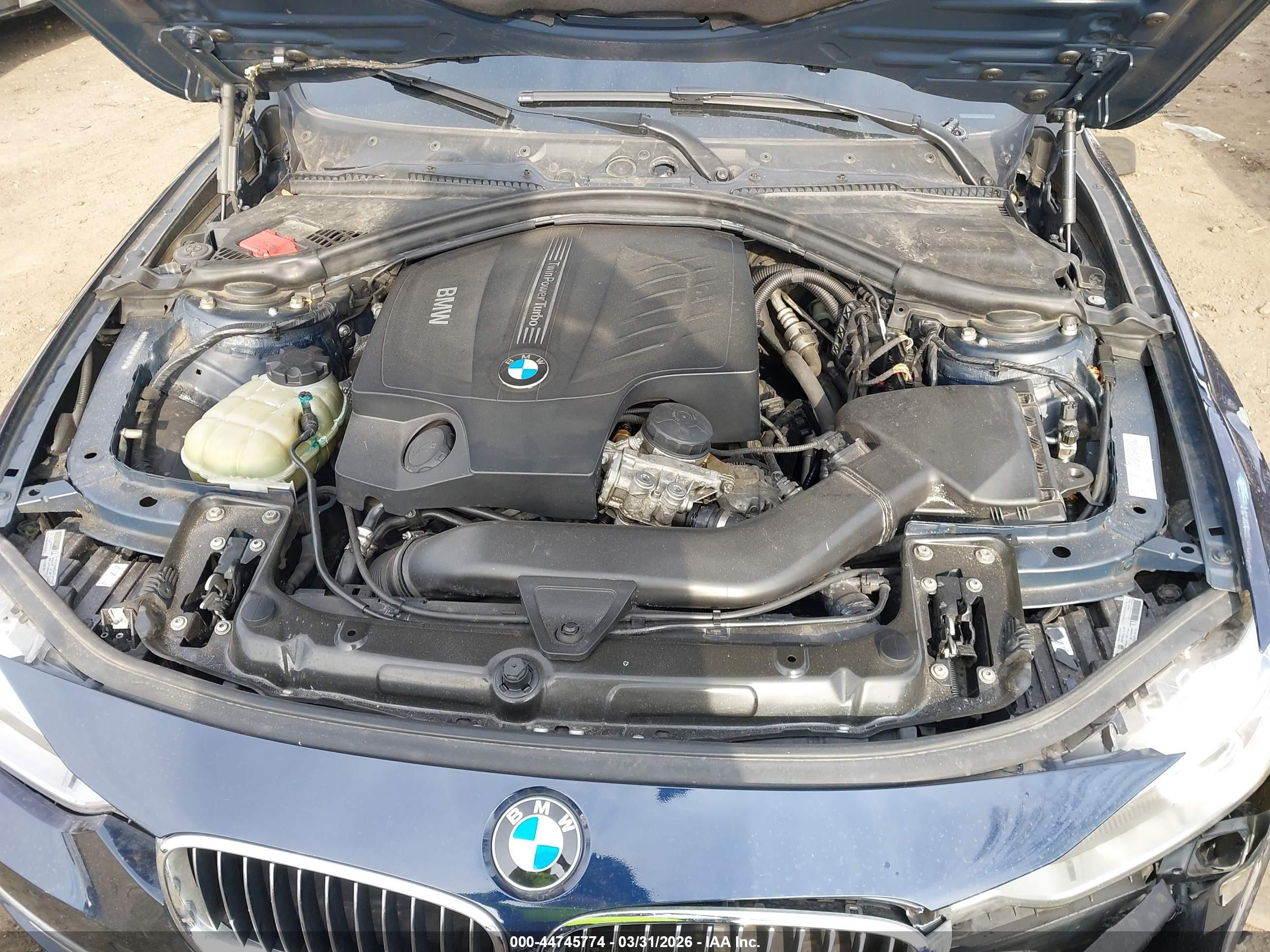 2013 Bmw 335i Xdrive Dark Blue vin: WBA3B9C58DF587177