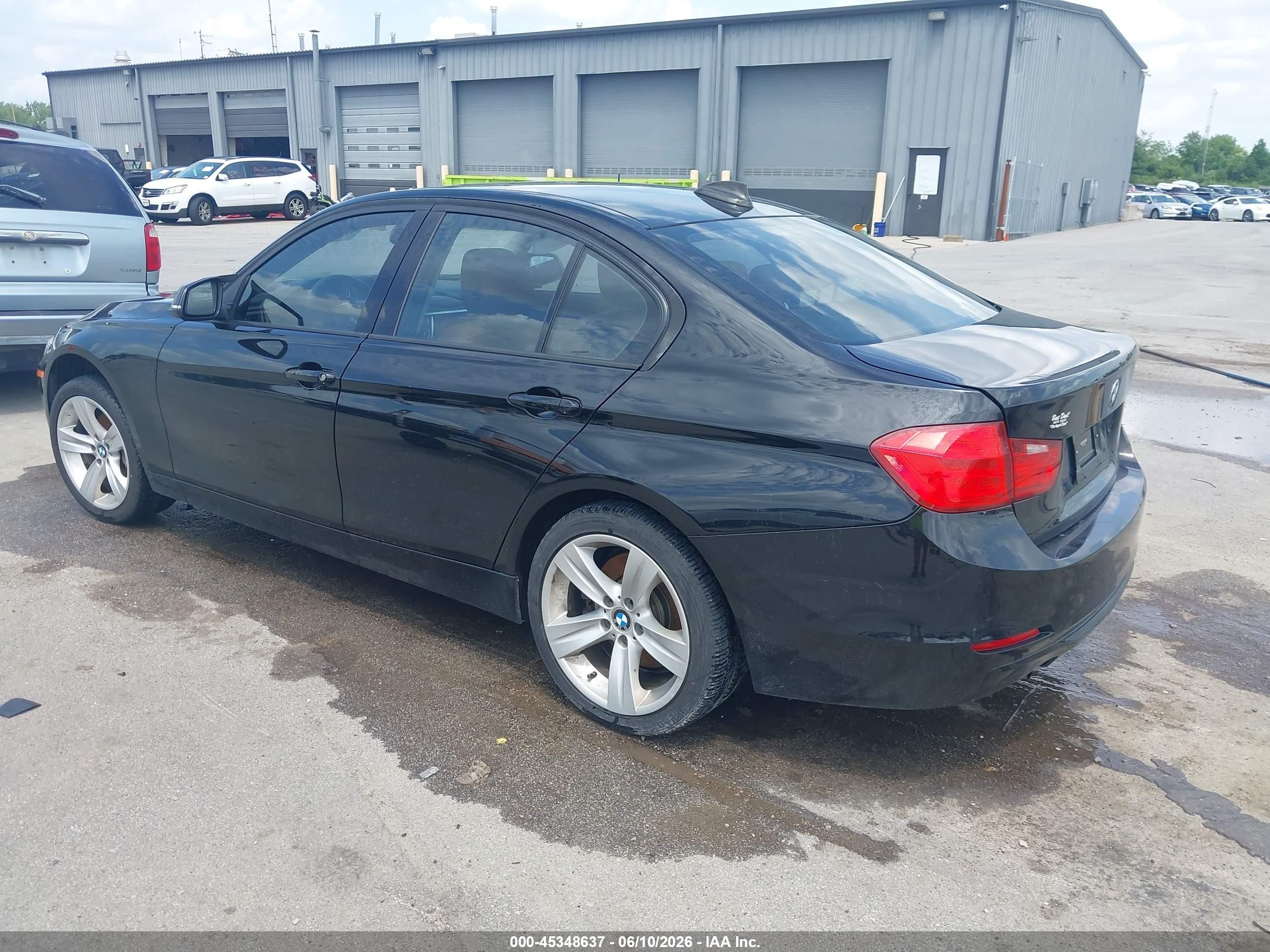 2015 Bmw 335i Xdrive Black vin: WBA3B9C58FF588848