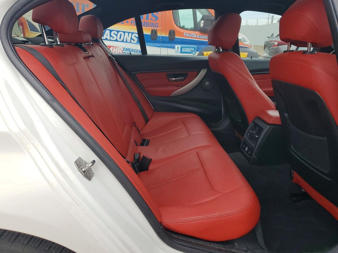 2015 Bmw 335 White vin: WBA3B9C58FF589711