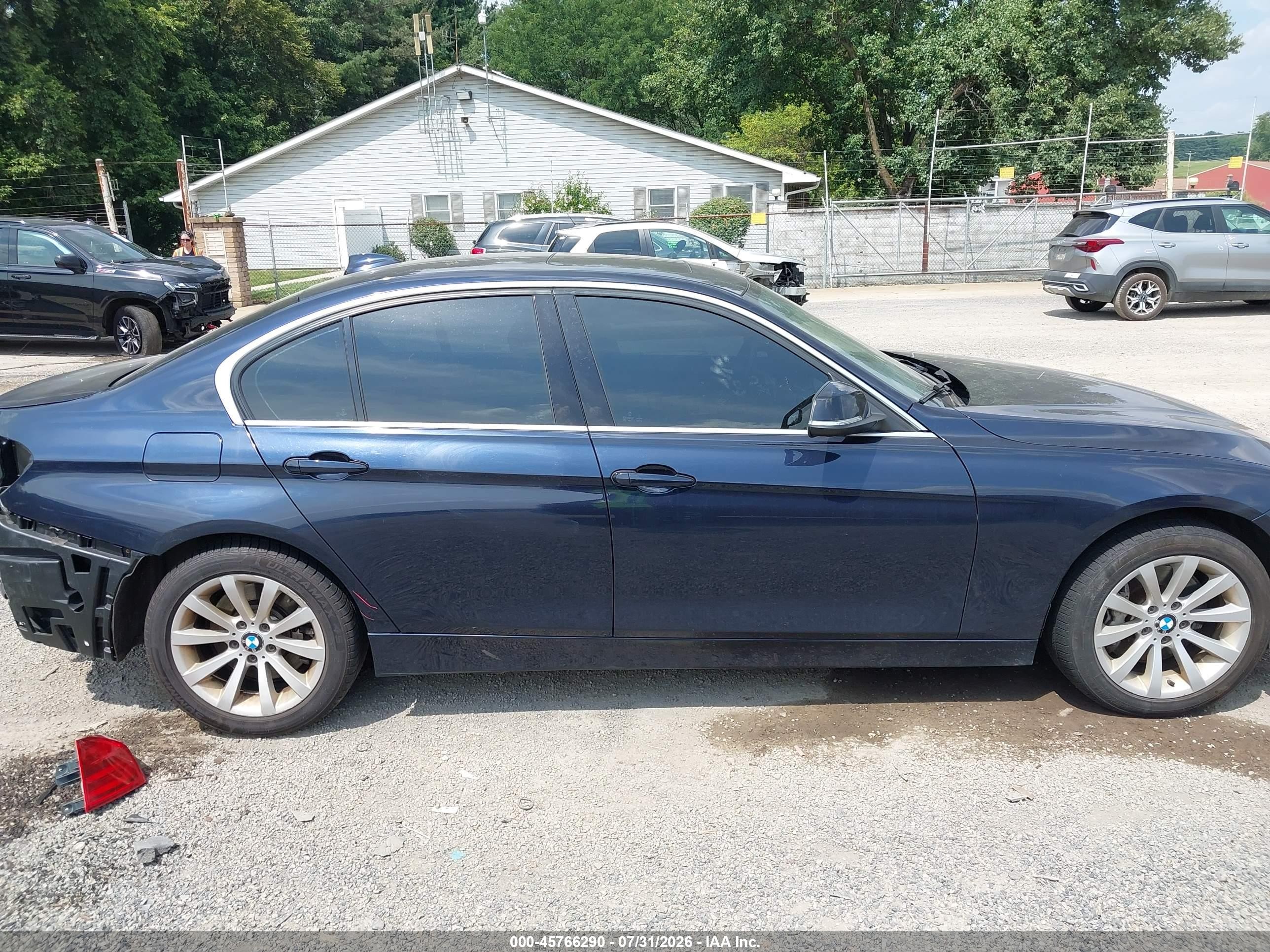 2015 Bmw 335i Xdrive Blue vin: WBA3B9C59FF589829