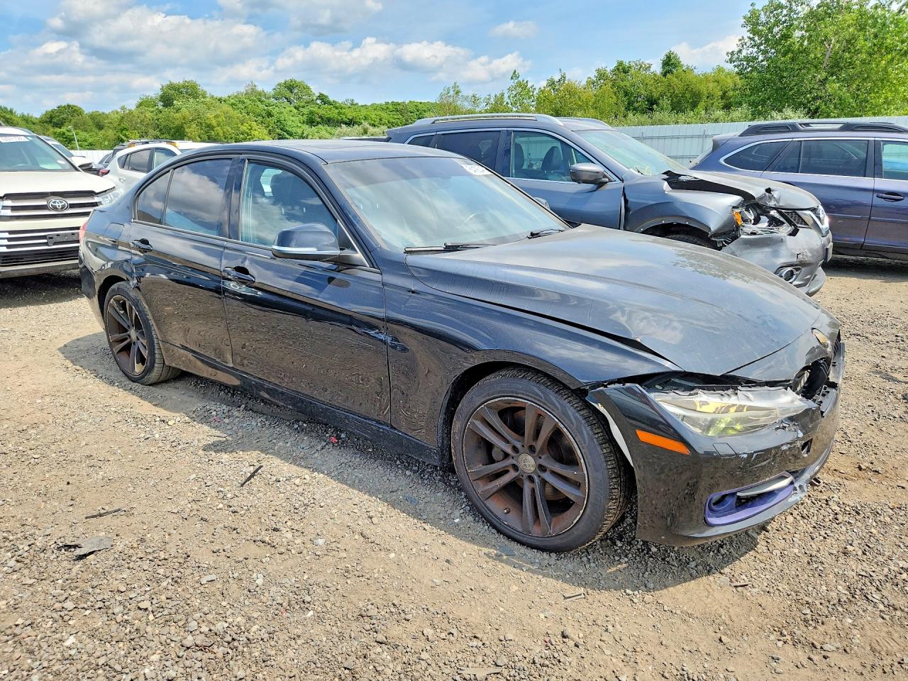 2013 Bmw 335 Xi Black vin: WBA3B9C5XDF585043