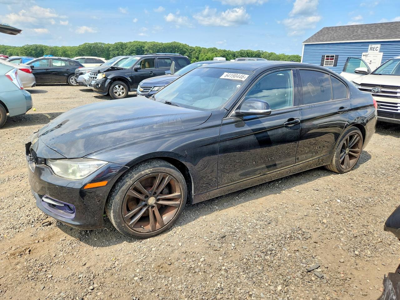 2013 Bmw 335 Xi Black vin: WBA3B9C5XDF585043