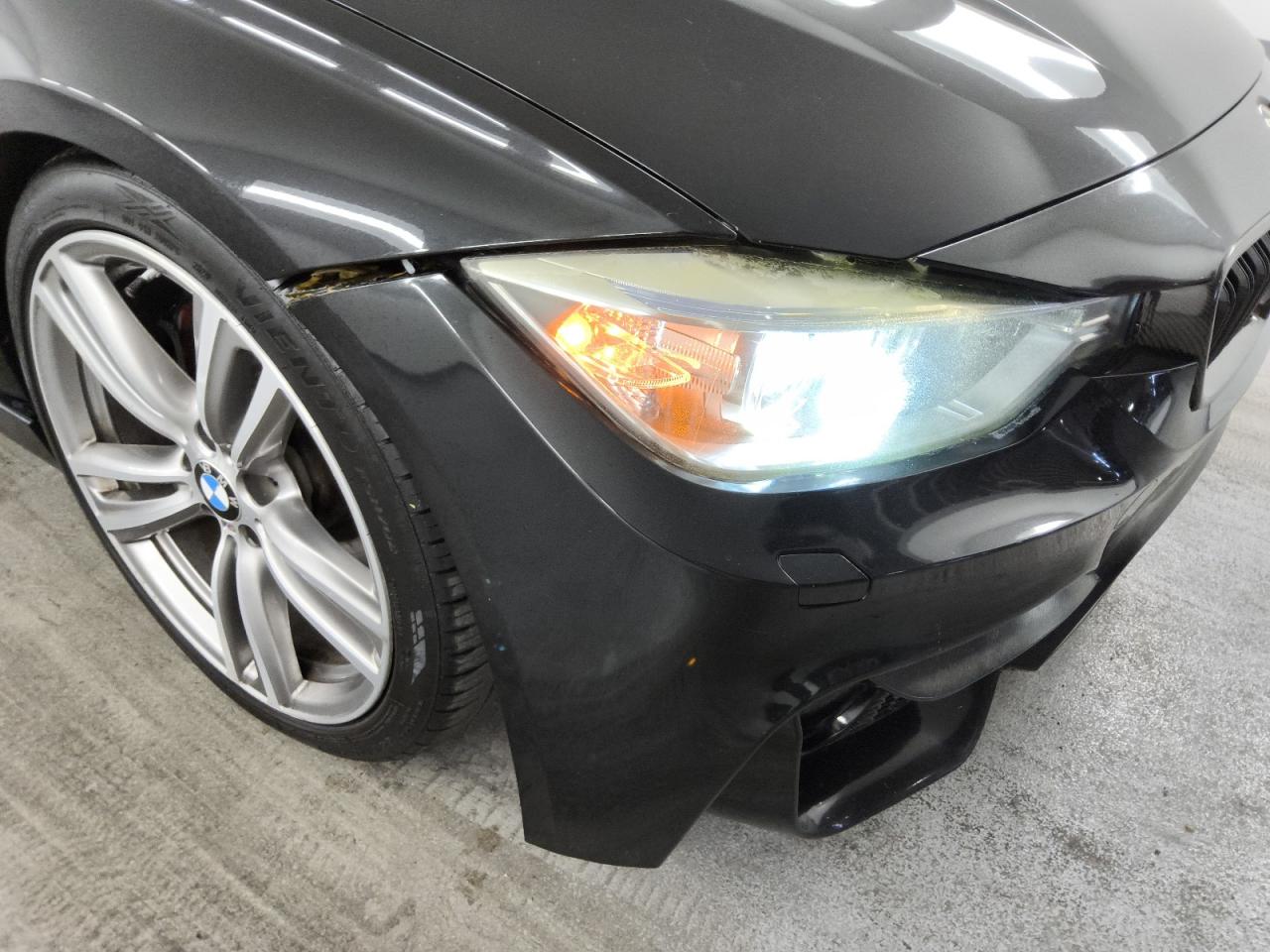 2013 Bmw 335 Xi Black vin: WBA3B9C5XDF587424 Damage: Right Head Lamp, Faded, Acceptable