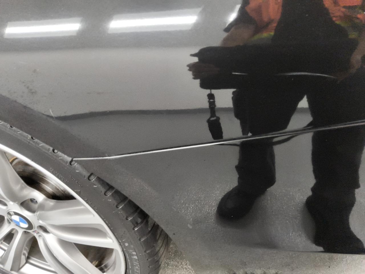 2013 Bmw 335 Xi Black vin: WBA3B9C5XDF587424 Damage: Left Qtr Panel, Heavy Scratch, 4 To 5 Inches