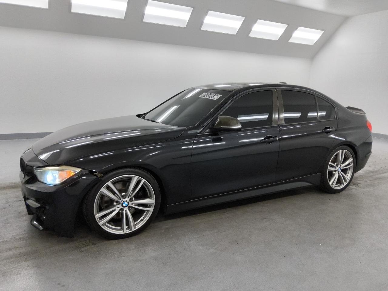 2013 Bmw 335 Xi Black vin: WBA3B9C5XDF587424 Damage: Suspension, Aftermarket, Acceptable