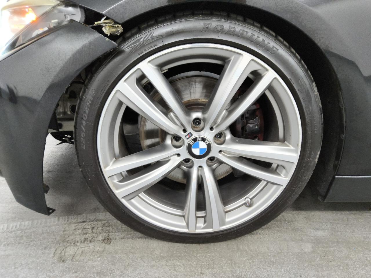 2013 Bmw 335 Xi Black vin: WBA3B9C5XDF587424 Damage: Left Front Fender Liner, Broken, Replacement Required