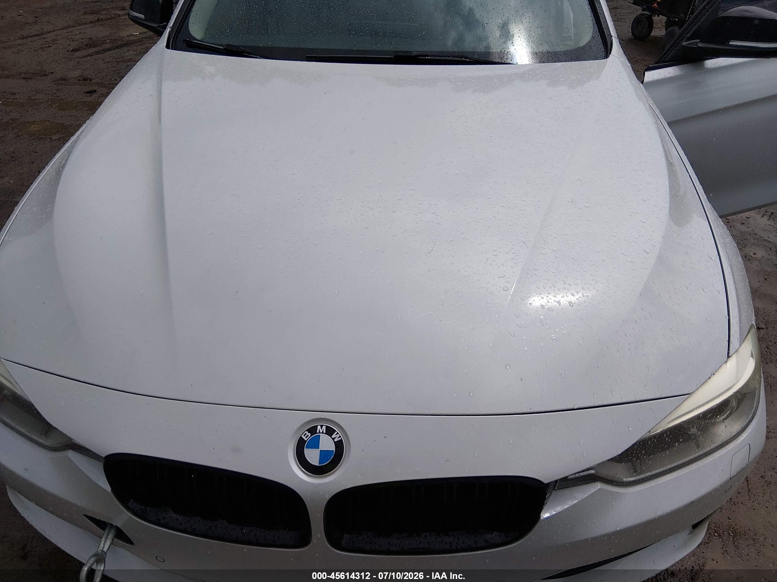 2013 Bmw 335i Xdrive Белый vin: WBA3B9C5XDJ898915