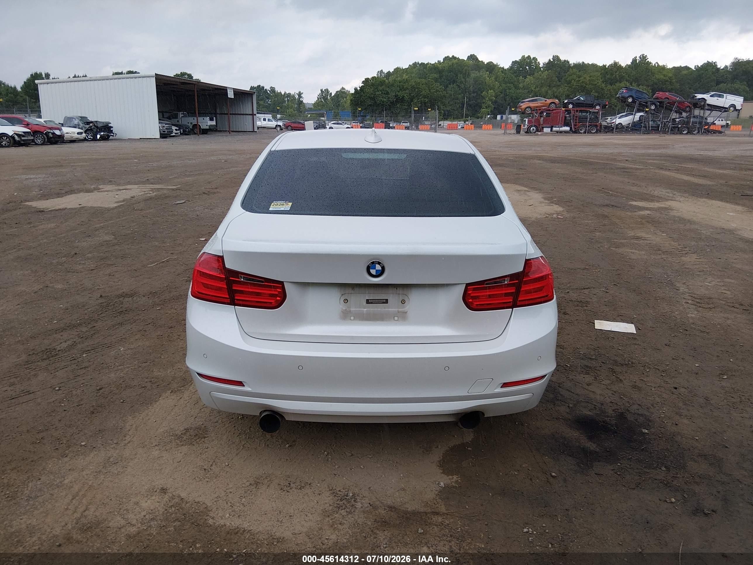 2013 Bmw 335i Xdrive Белый vin: WBA3B9C5XDJ898915