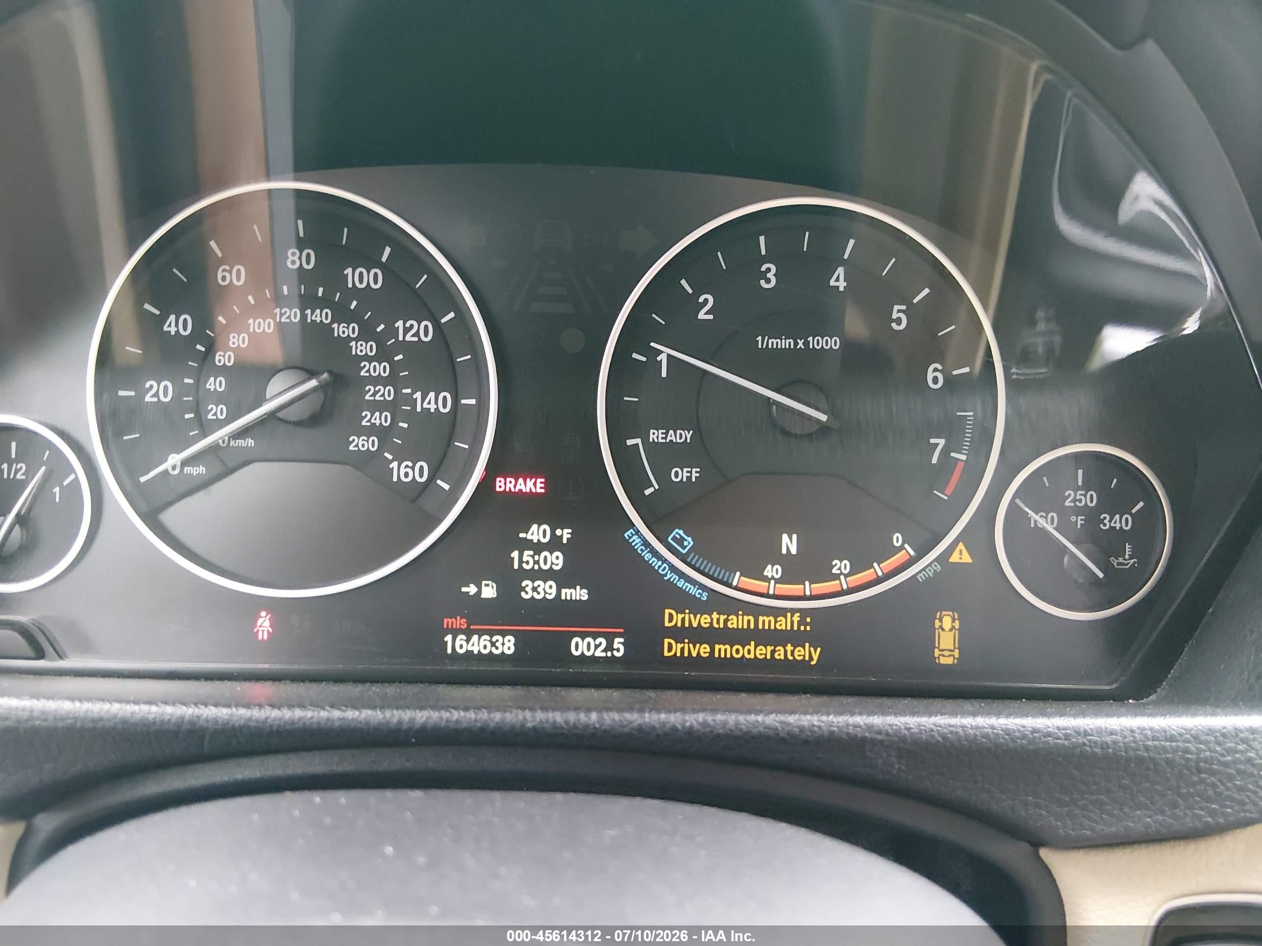 2013 Bmw 335i Xdrive Белый vin: WBA3B9C5XDJ898915