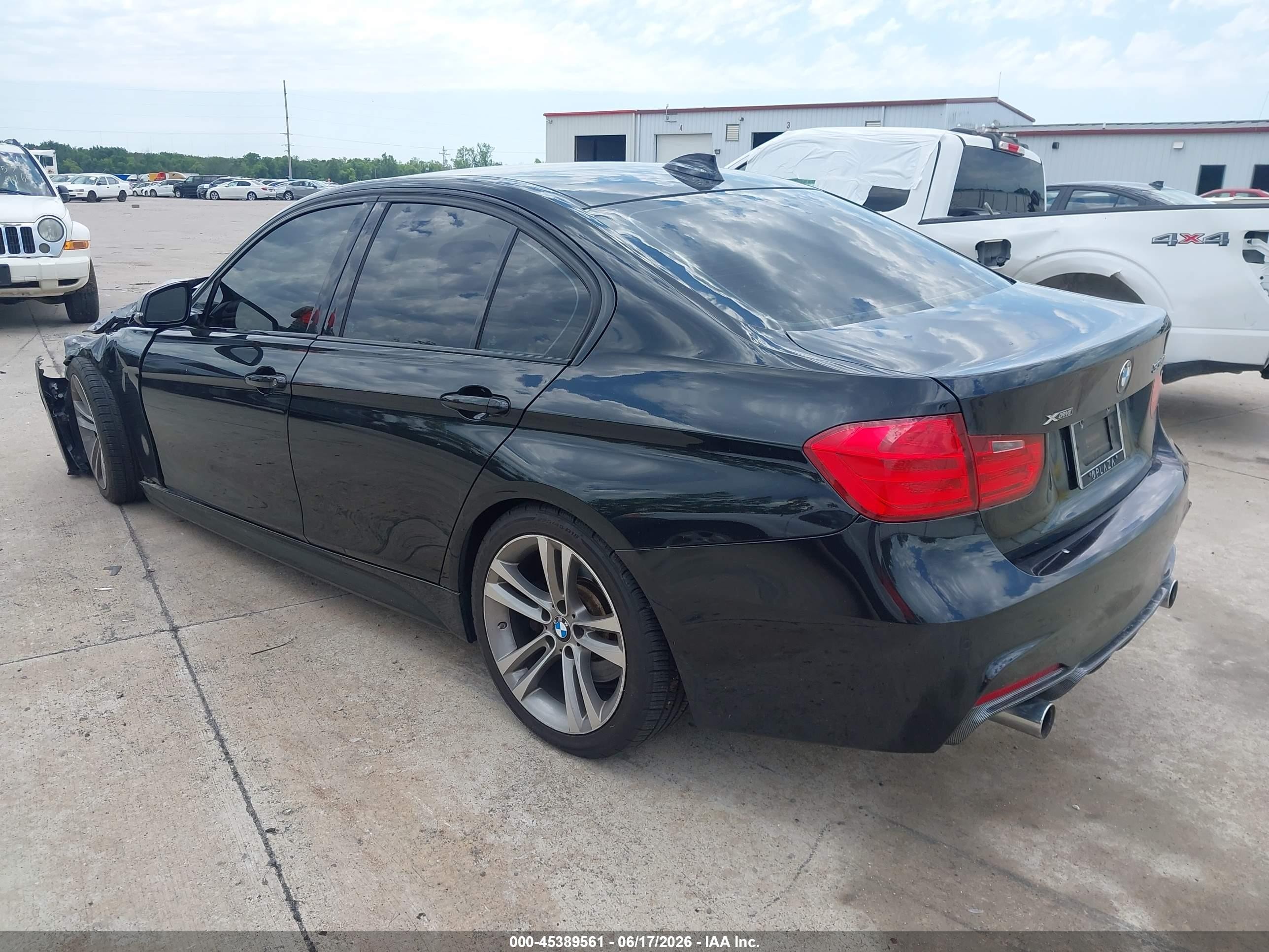 2014 Bmw 335i Xdrive Black vin: WBA3B9G50ENR91091