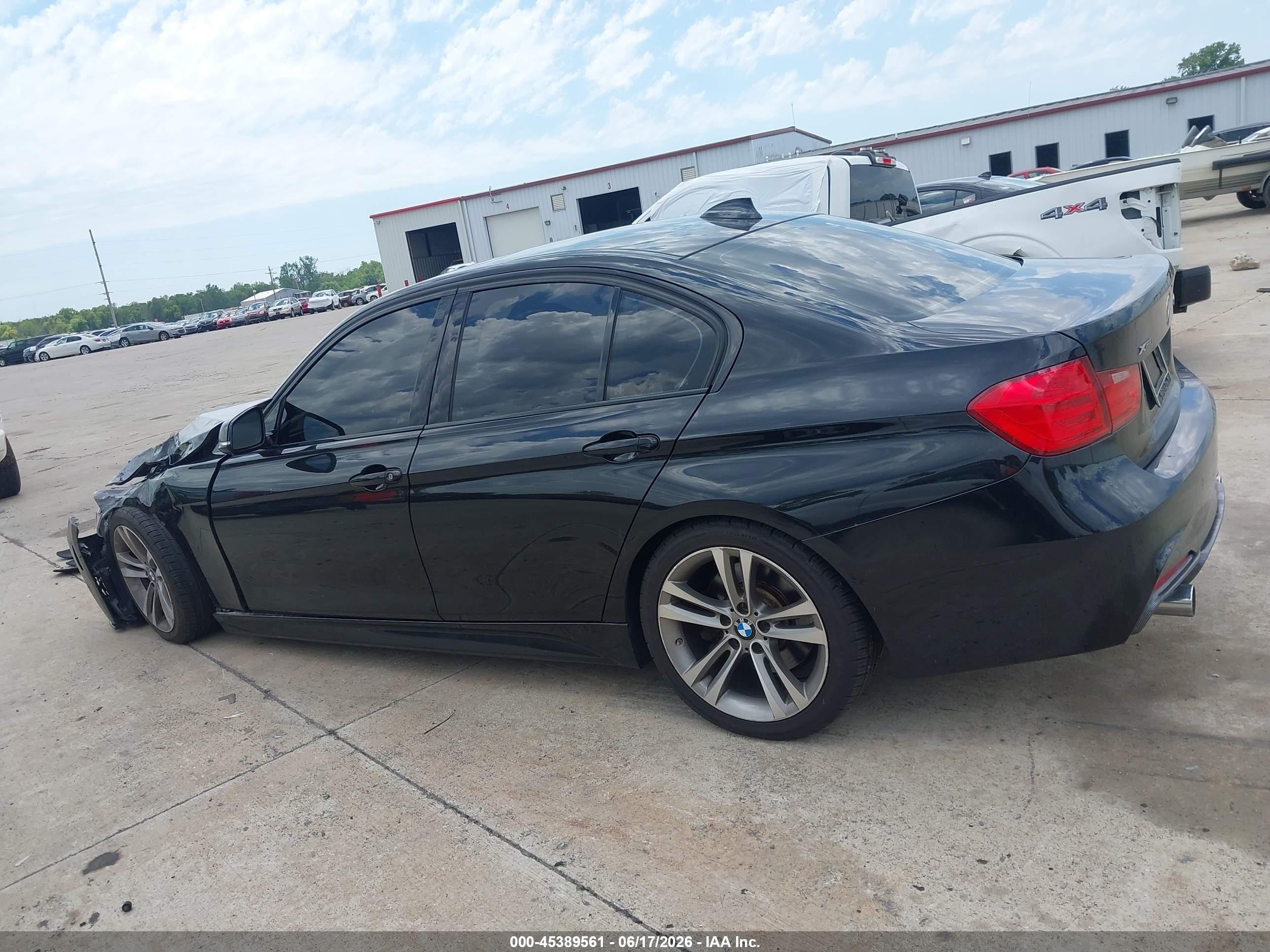 2014 Bmw 335i Xdrive Black vin: WBA3B9G50ENR91091