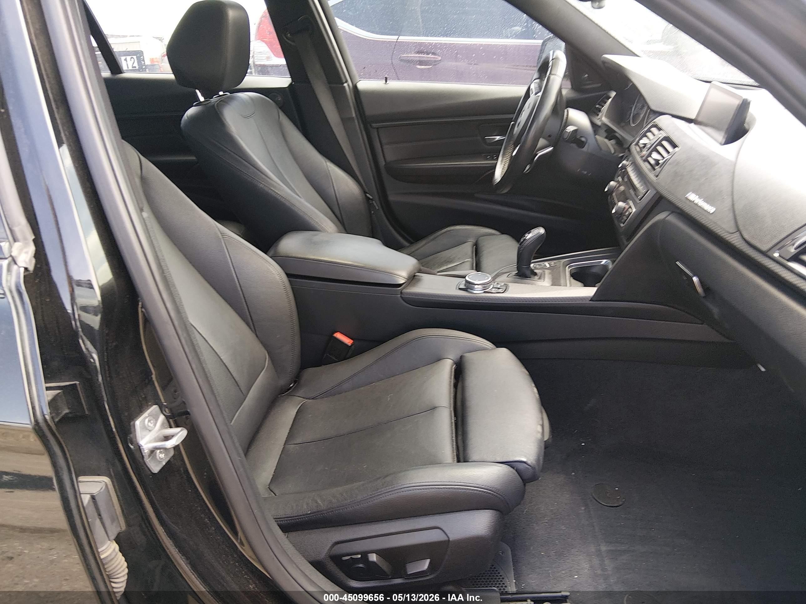 2015 Bmw 335i Xdrive Black vin: WBA3B9G50FNR94994