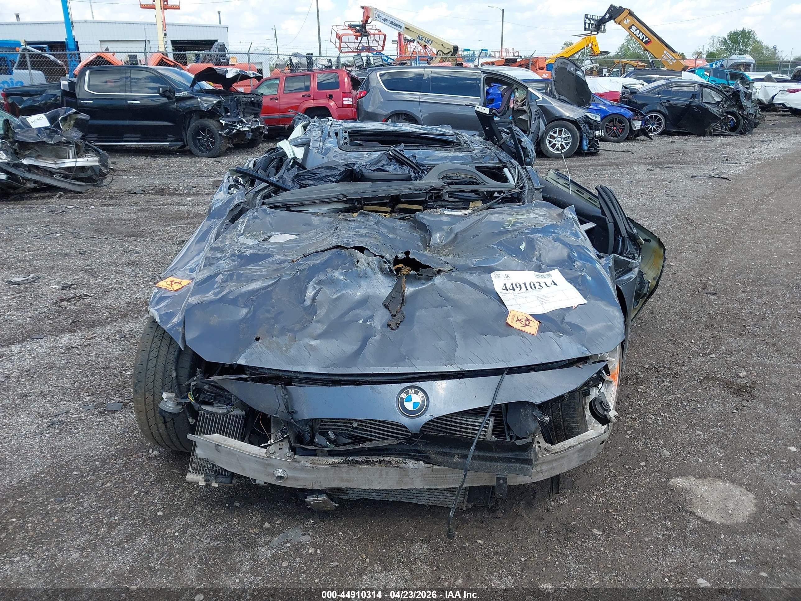 2014 Bmw 335i Xdrive Gray vin: WBA3B9G51ENR92654