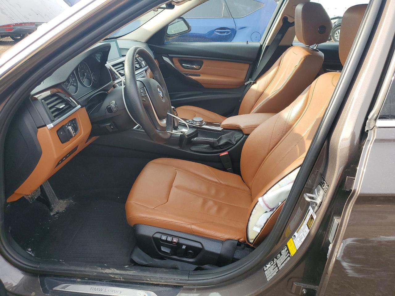 2015 Bmw 335 Xi Gray vin: WBA3B9G51FNR94471