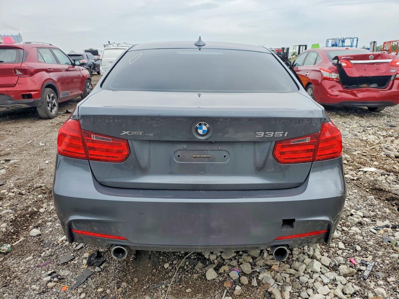 2014 Bmw 335 Xi Серый vin: WBA3B9G53ENR90677