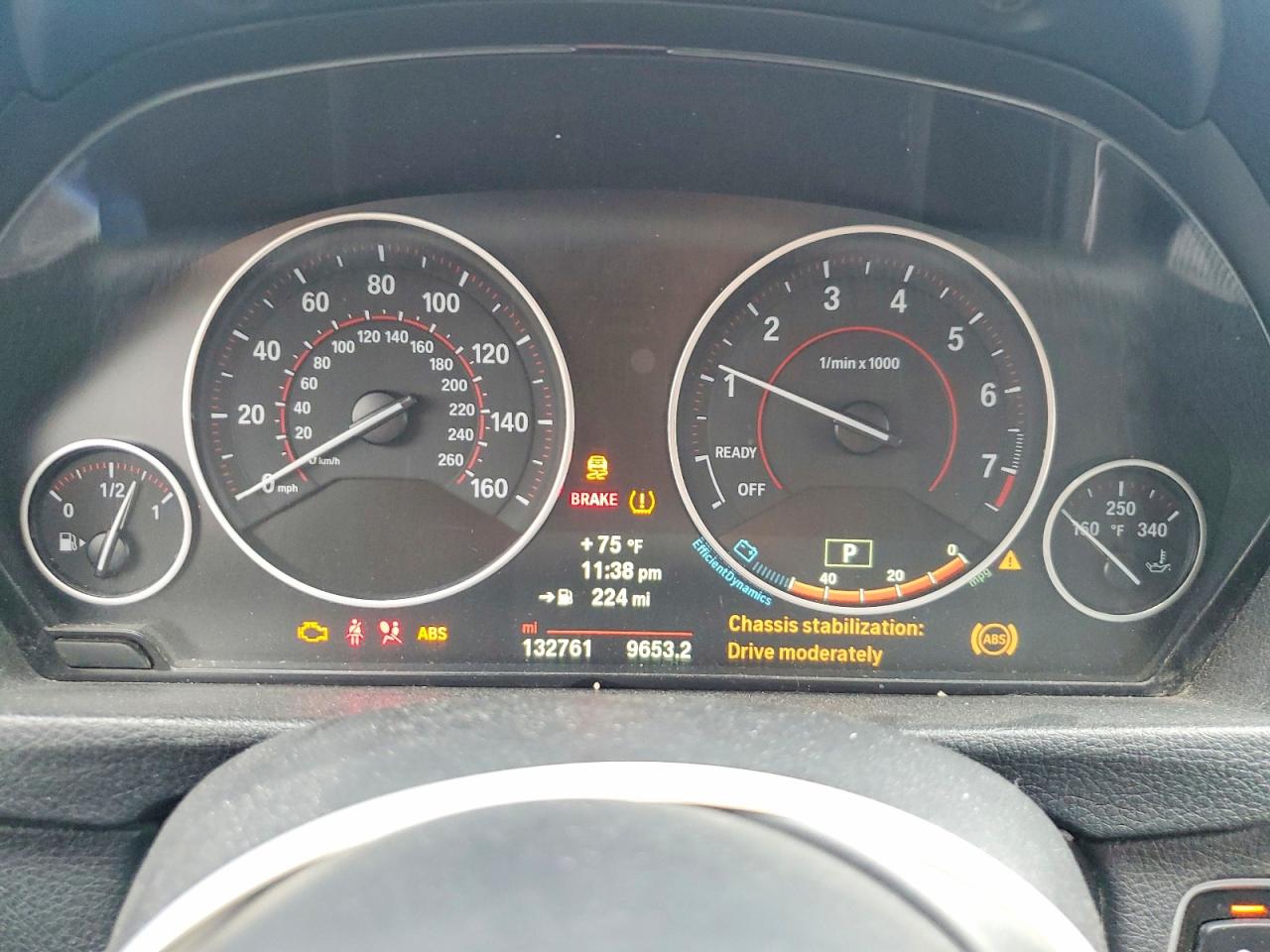 2014 Bmw 335 Xi Серый vin: WBA3B9G53ENR90677