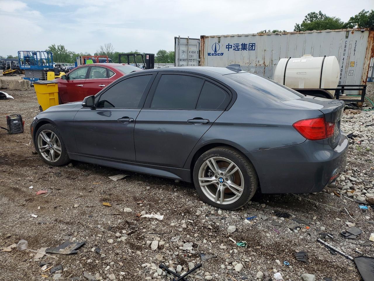 2014 Bmw 335 Xi Серый vin: WBA3B9G53ENR90677