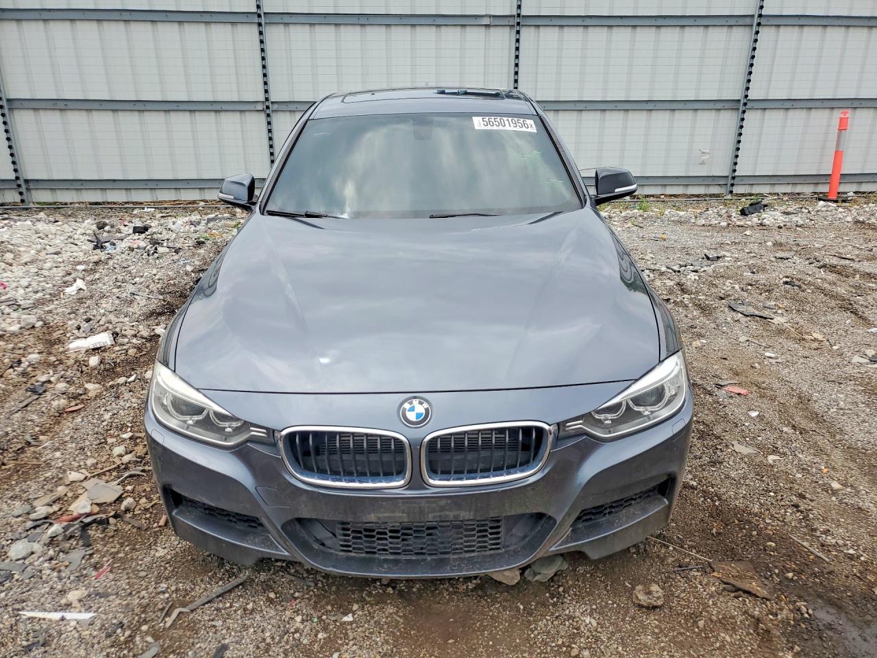 2014 Bmw 335 Xi Серый vin: WBA3B9G53ENR90677