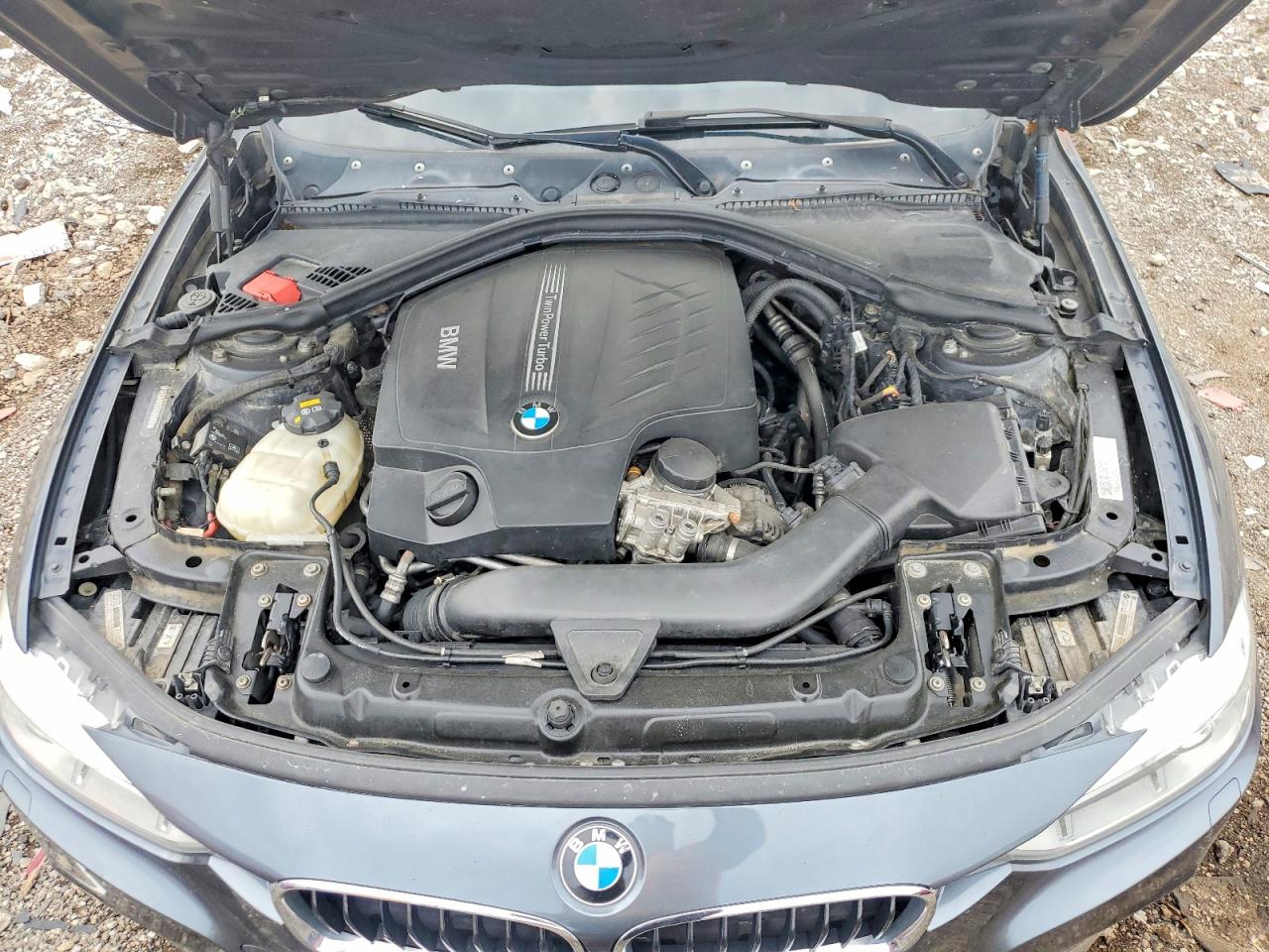 2014 Bmw 335 Xi Серый vin: WBA3B9G53ENR90677