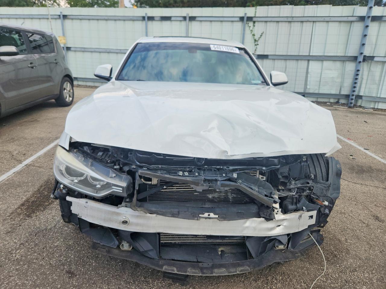 2014 Bmw 335 Xi White vin: WBA3B9G53ENR92638