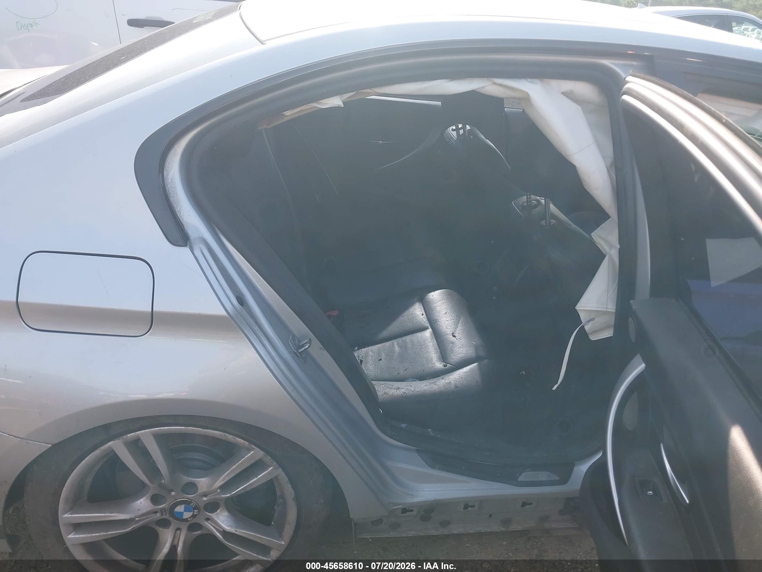 2013 Bmw 335i Xdrive Silver vin: WBA3B9G54DNR89746