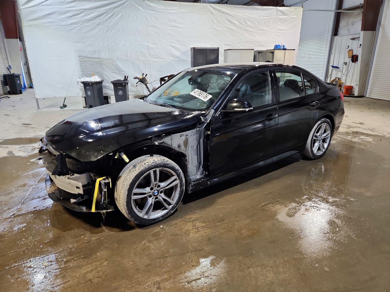 2014 Bmw 335 Xi Black vin: WBA3B9G54ENR92423