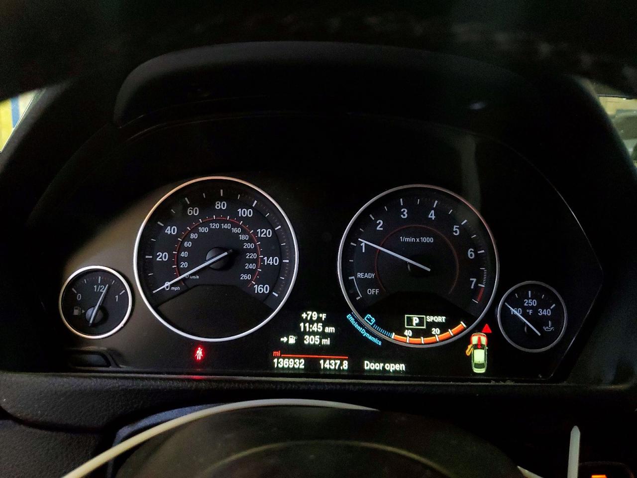2014 Bmw 335 Xi Black vin: WBA3B9G54ENR92504