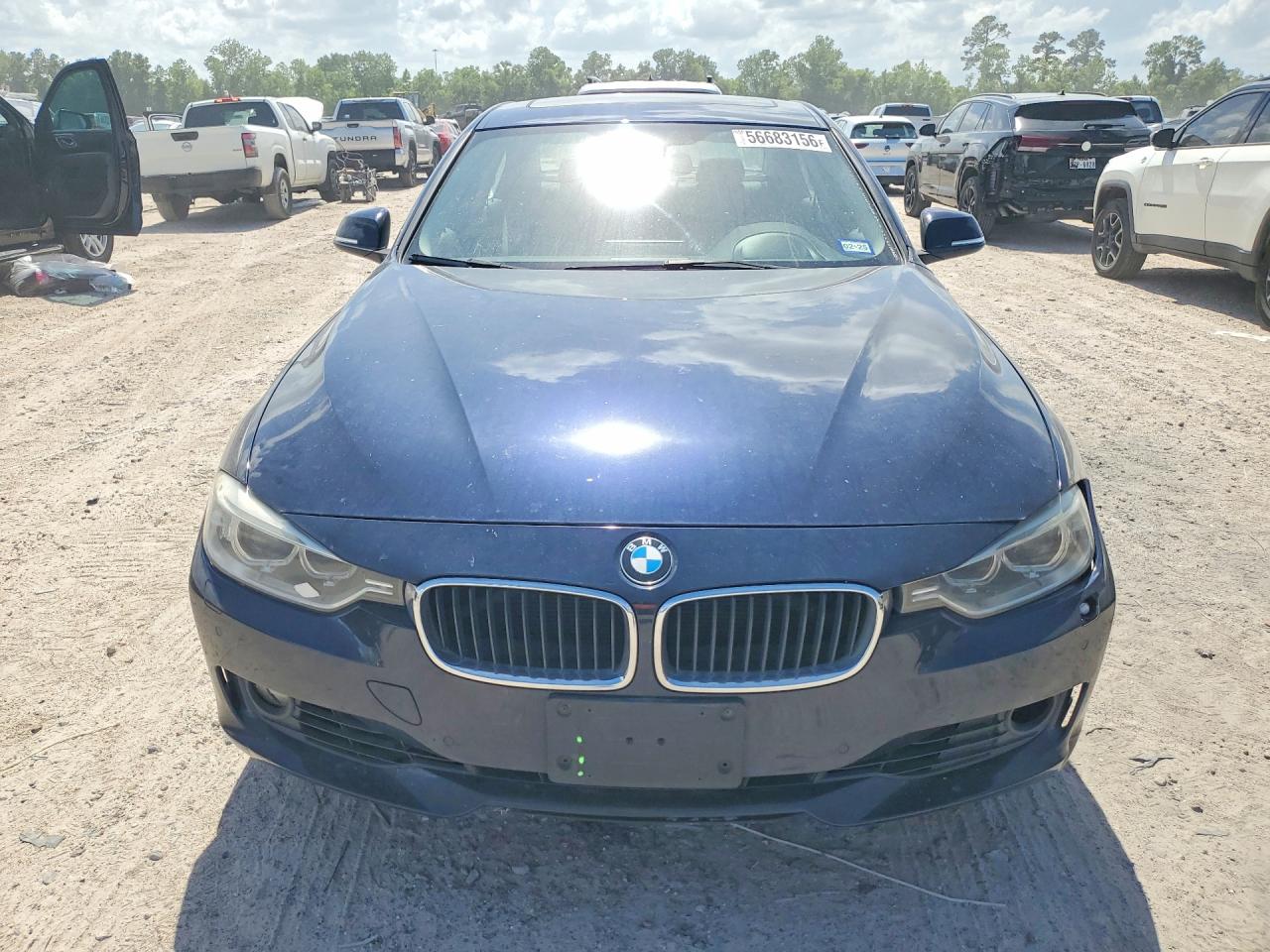 2014 Bmw 335 Xi Синий vin: WBA3B9G55ENR92107