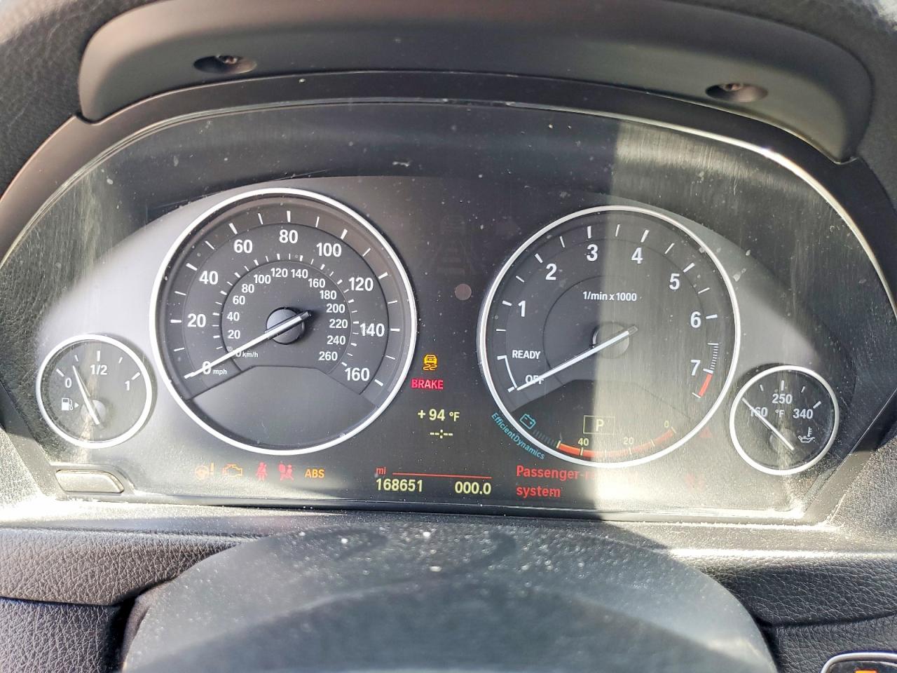 2014 Bmw 335 Xi Синий vin: WBA3B9G55ENR92107