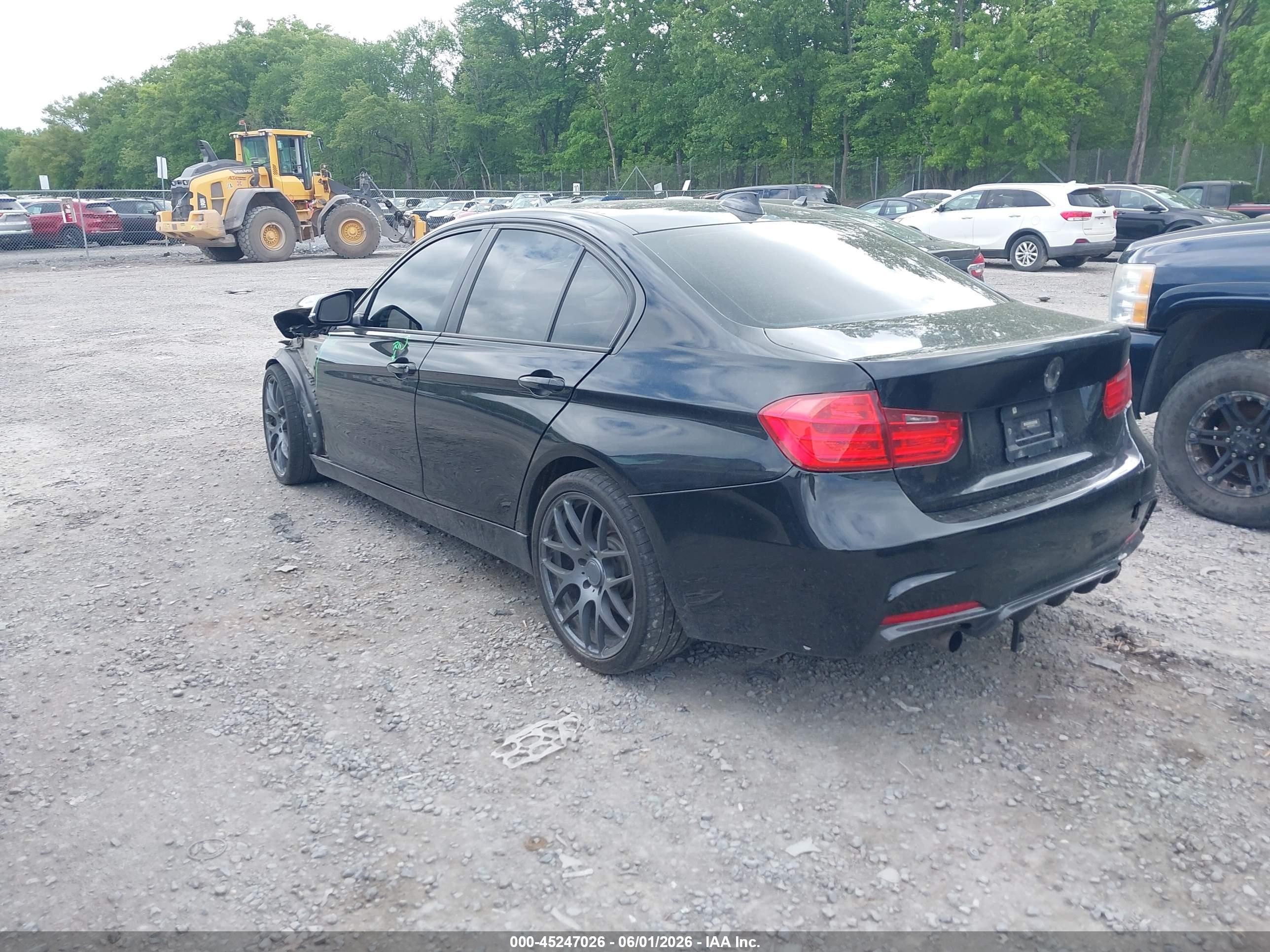2013 Bmw 335i Xdrive Black vin: WBA3B9G56DNR89733