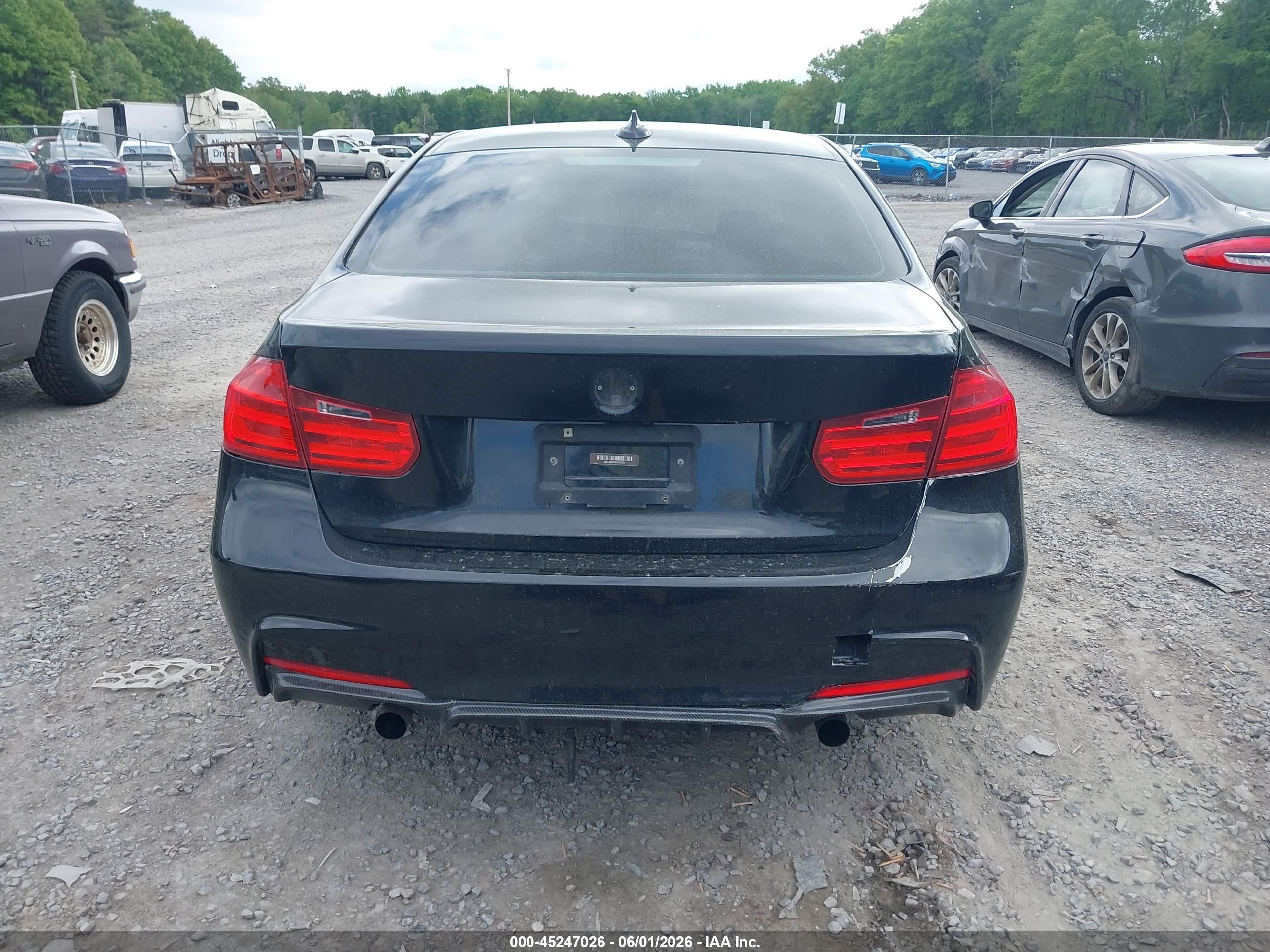 2013 Bmw 335i Xdrive Black vin: WBA3B9G56DNR89733