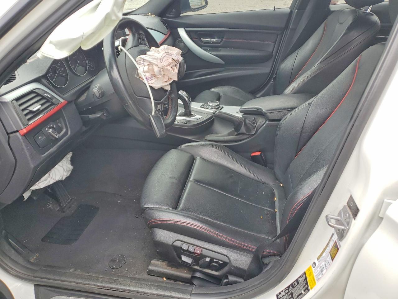 2014 Bmw 335 Xi White vin: WBA3B9G56ENR90513