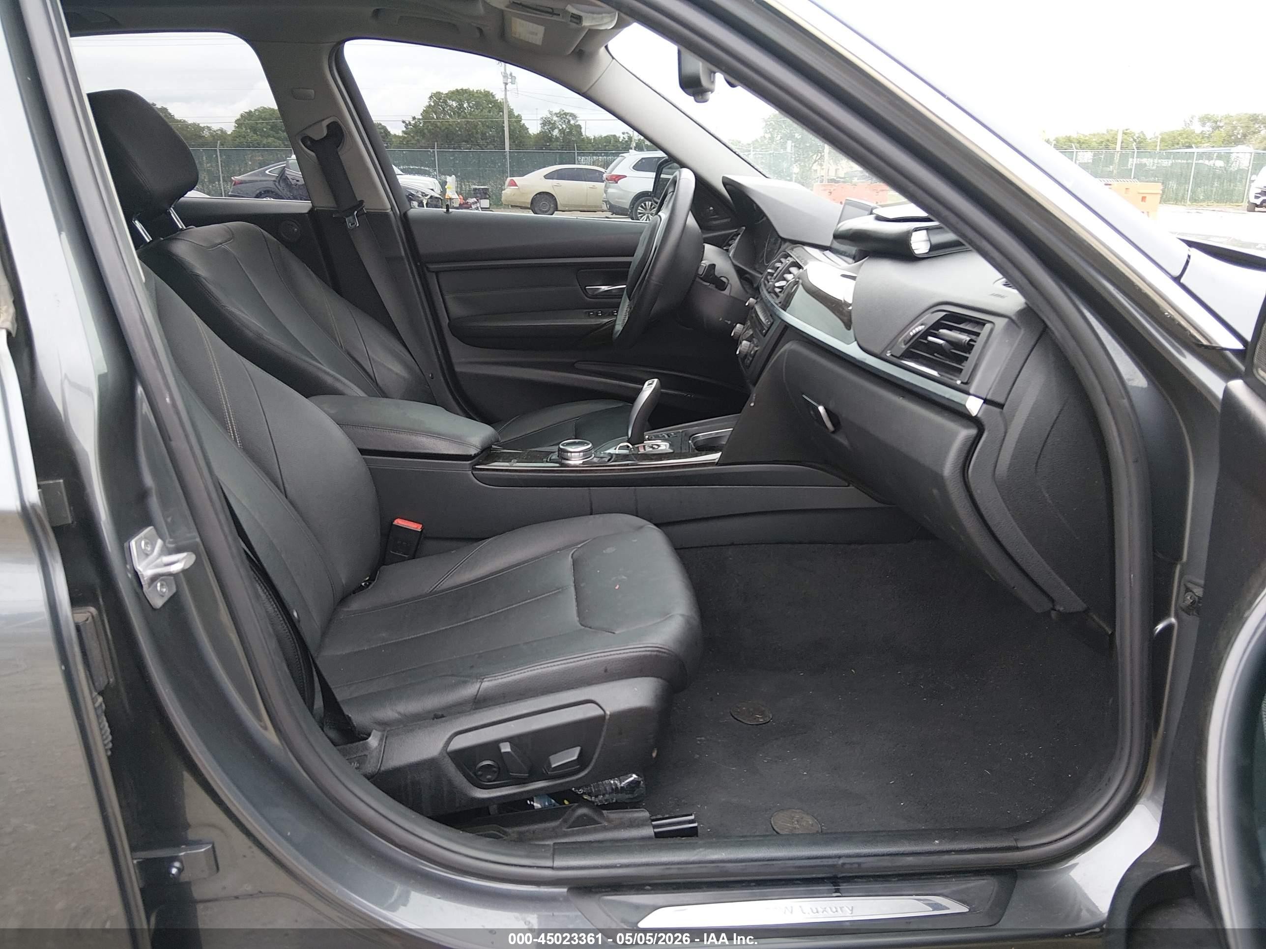2015 Bmw 335i Xdrive Gray vin: WBA3B9G56FNR93607