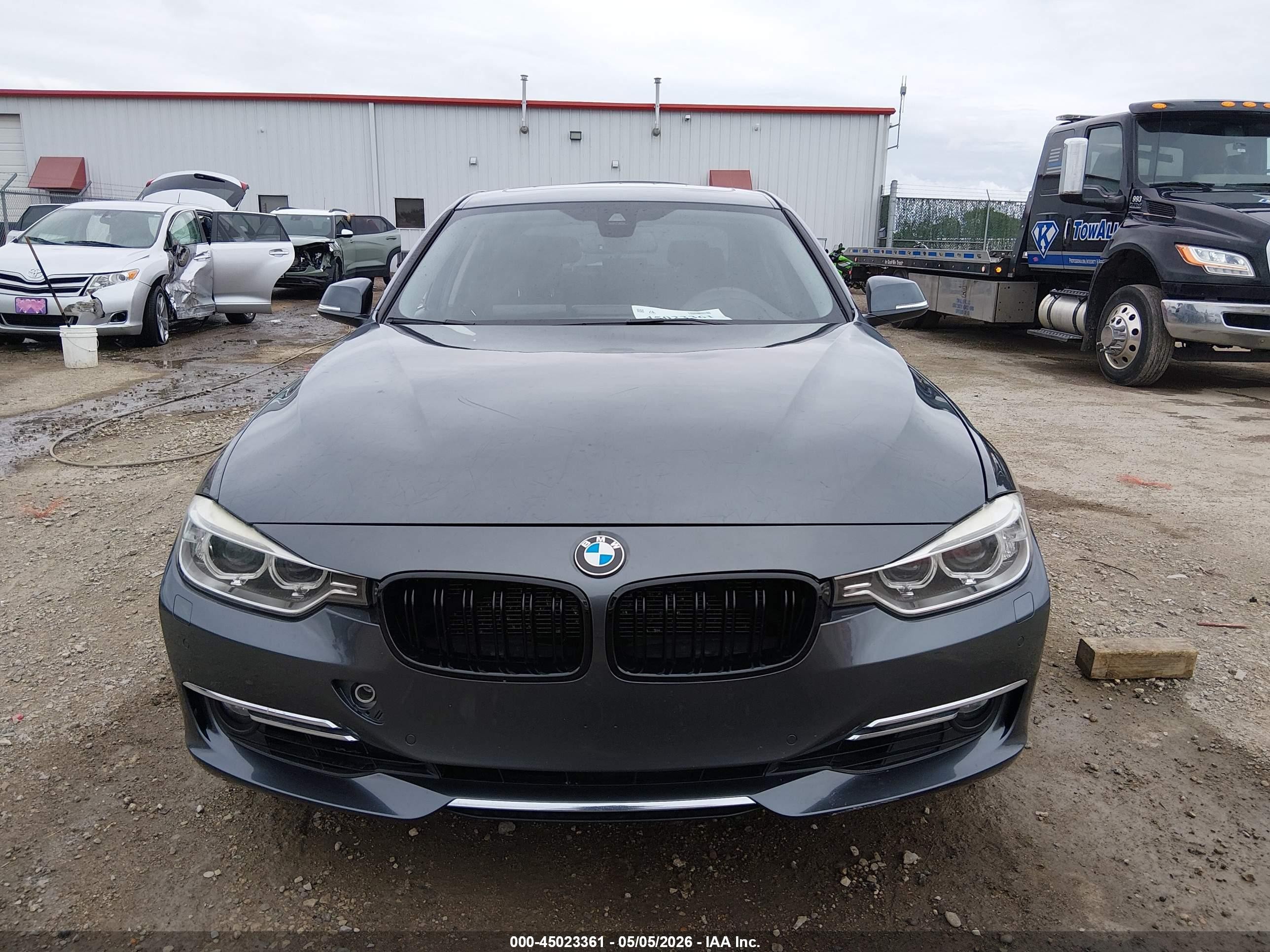 2015 Bmw 335i Xdrive Gray vin: WBA3B9G56FNR93607