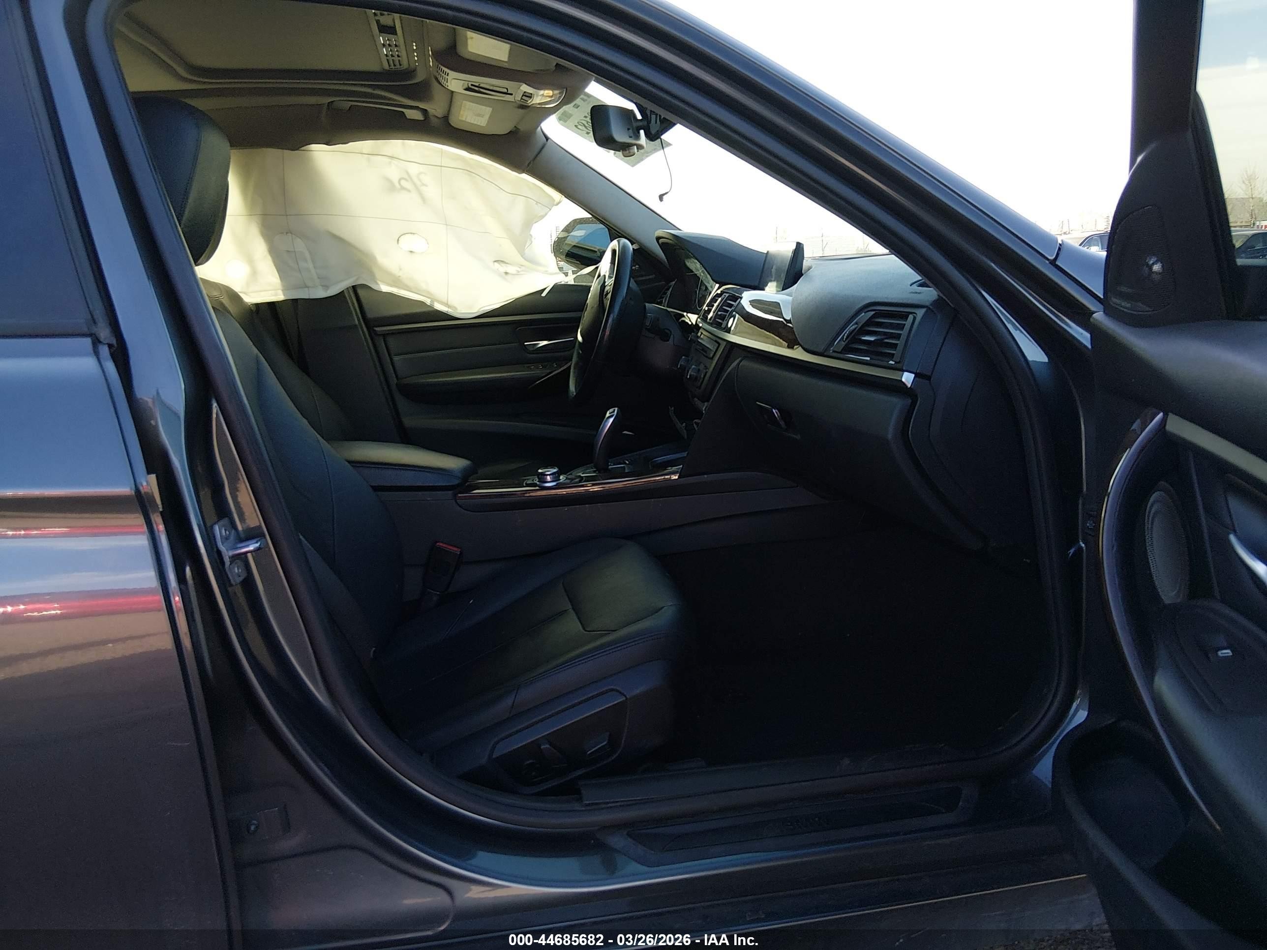 2013 Bmw 335i Xdrive Gray vin: WBA3B9G57DNR89837