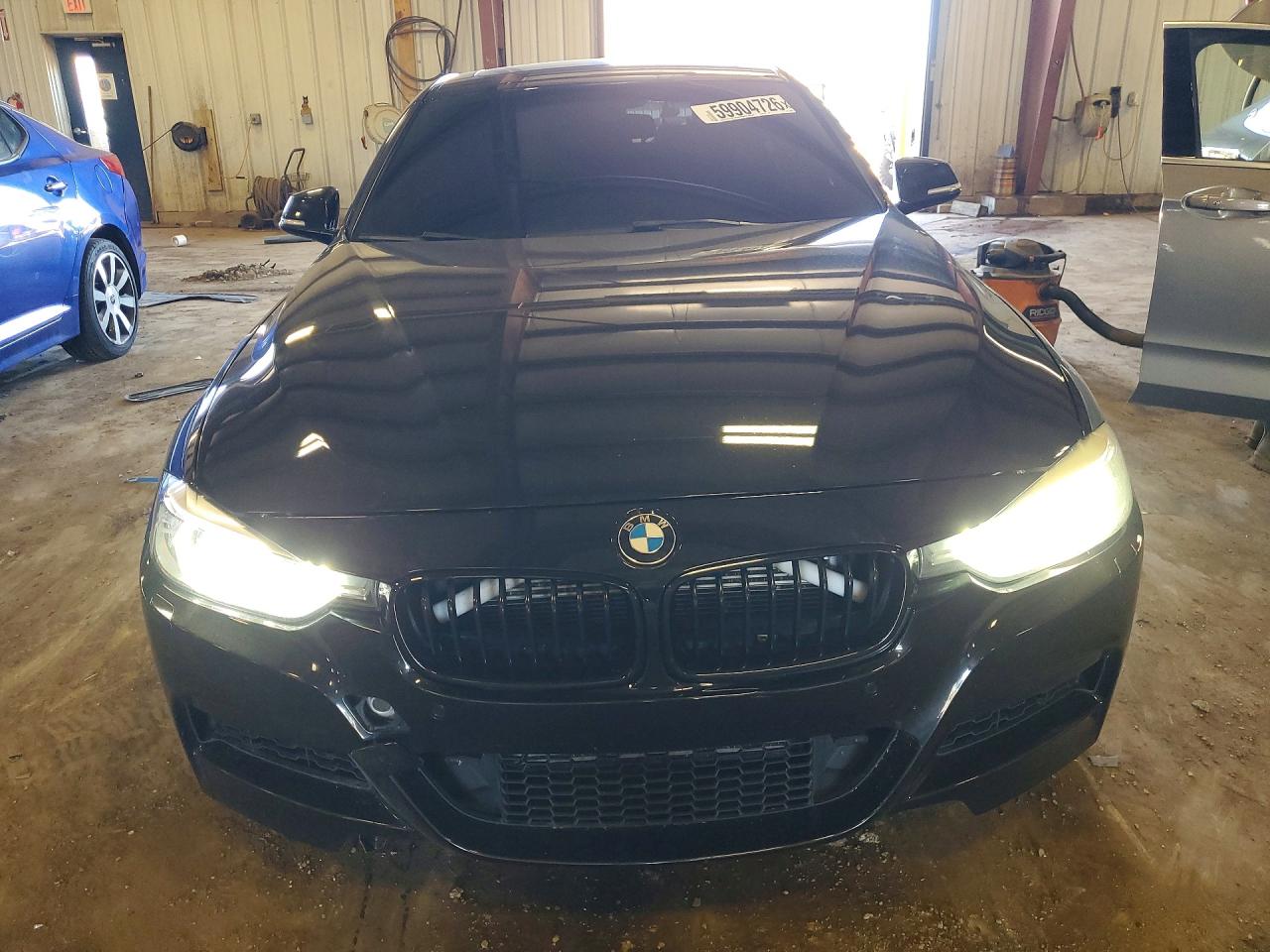 2014 Bmw 335 Xi Черный vin: WBA3B9G57ENR90908