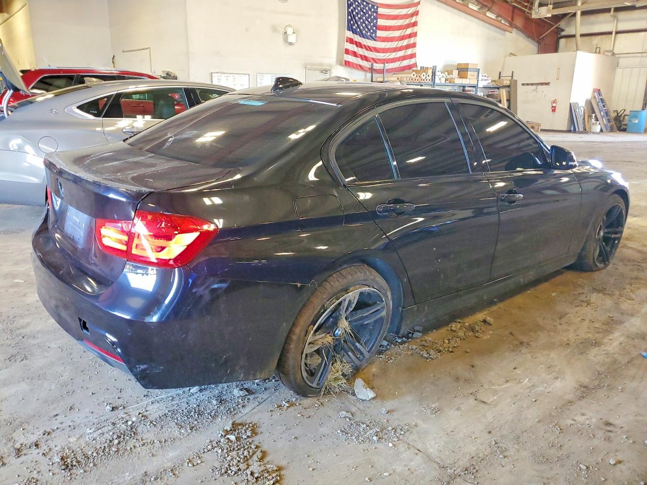 2014 Bmw 335 Xi Черный vin: WBA3B9G57ENR90908
