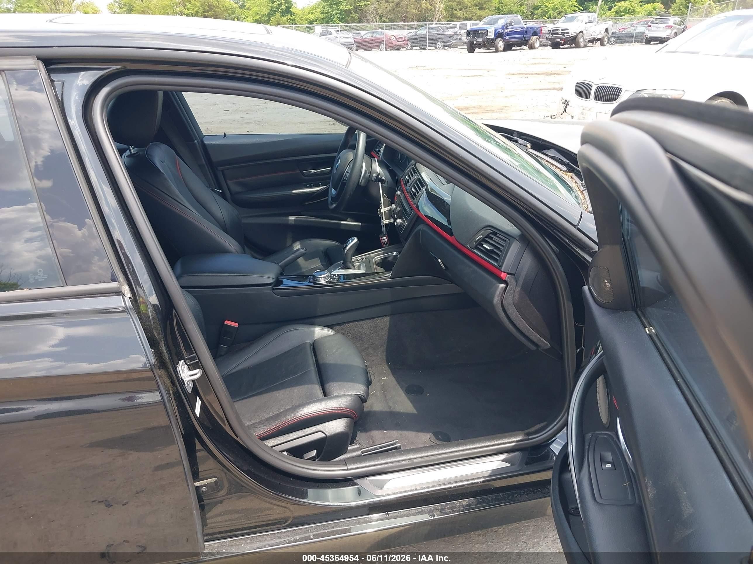 2014 Bmw 335i Xdrive Black vin: WBA3B9G57ENR91444