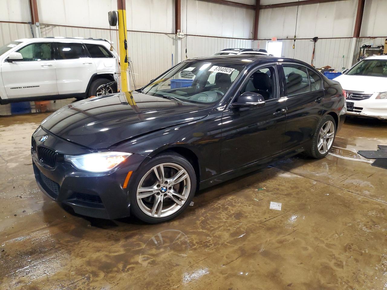 2014 Bmw 335 Xi Black vin: WBA3B9G57ENR92268