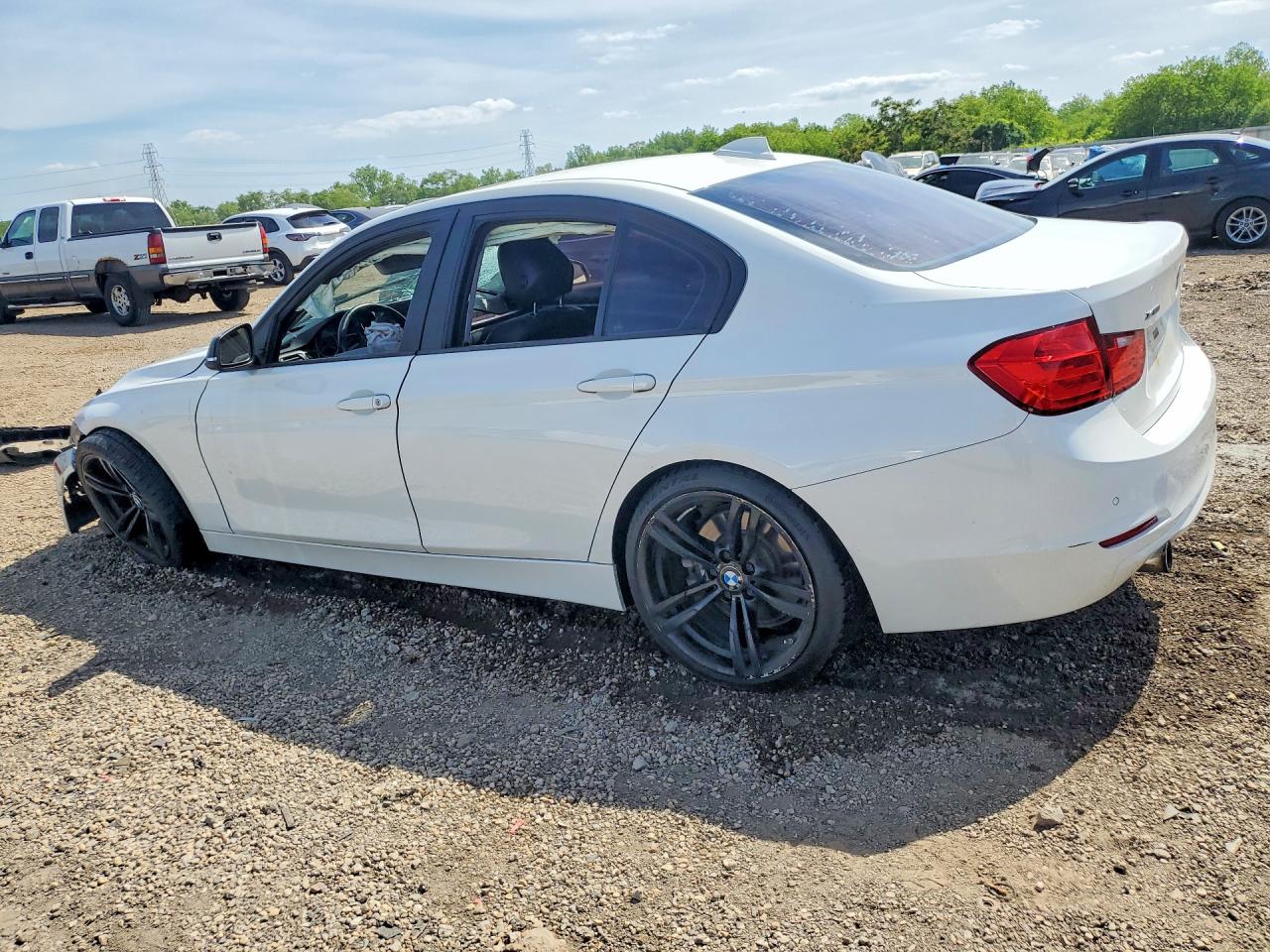 2014 Bmw 335 Xi Белый vin: WBA3B9G57ENR92691