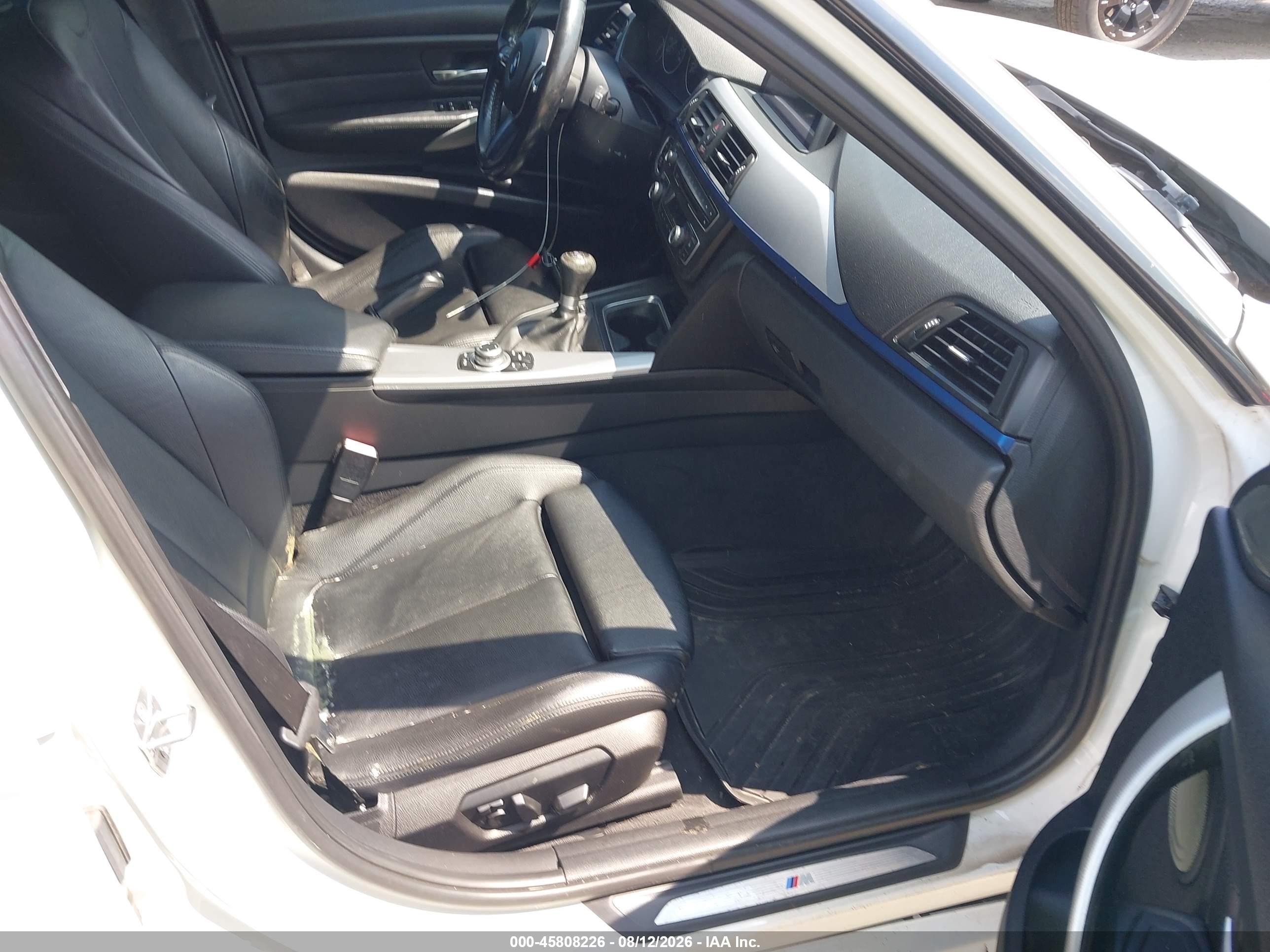 2013 Bmw 335i Xdrive White vin: WBA3B9G59DNR79018