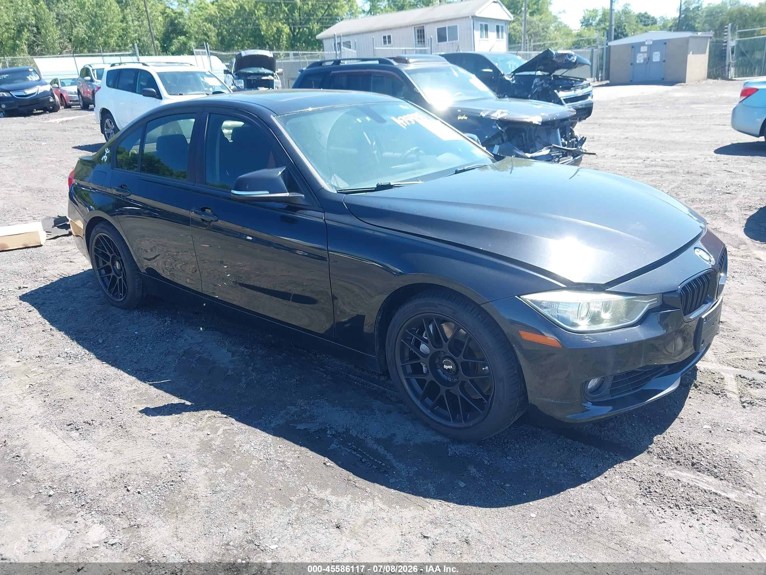 2014 Bmw 335i Xdrive Black vin: WBA3B9G59ENR90392