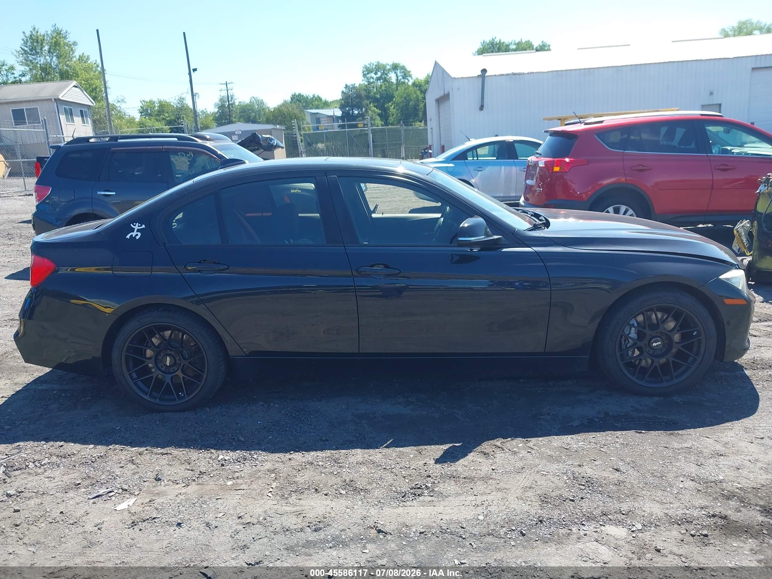2014 Bmw 335i Xdrive Black vin: WBA3B9G59ENR90392