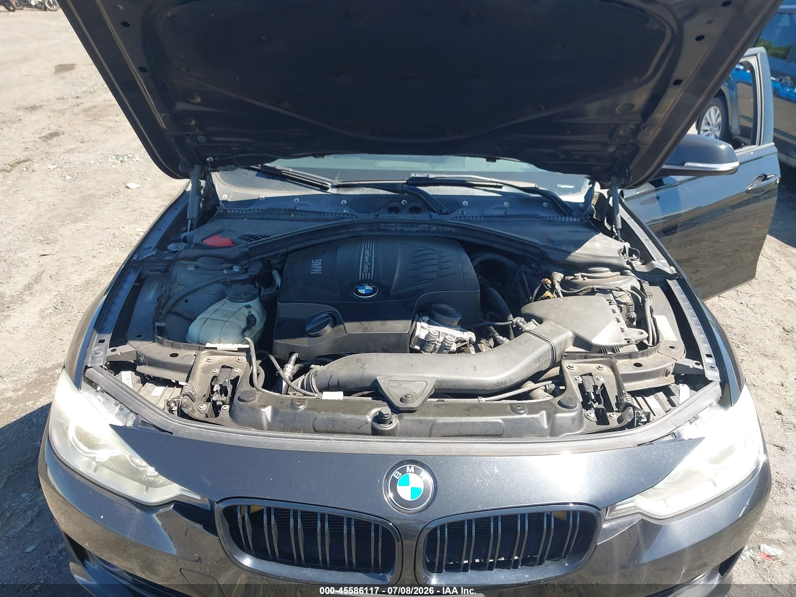 2014 Bmw 335i Xdrive Black vin: WBA3B9G59ENR90392