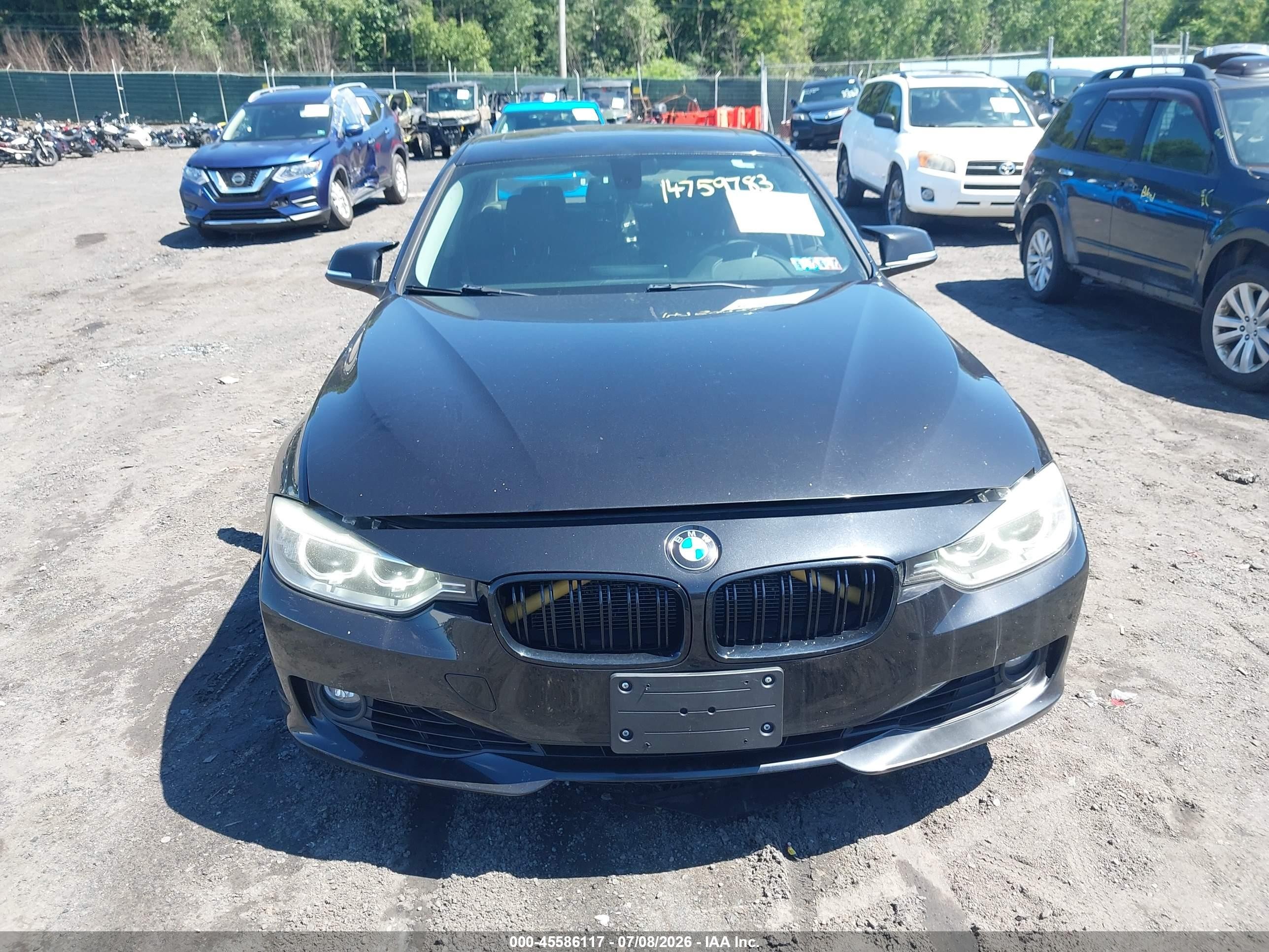 2014 Bmw 335i Xdrive Black vin: WBA3B9G59ENR90392