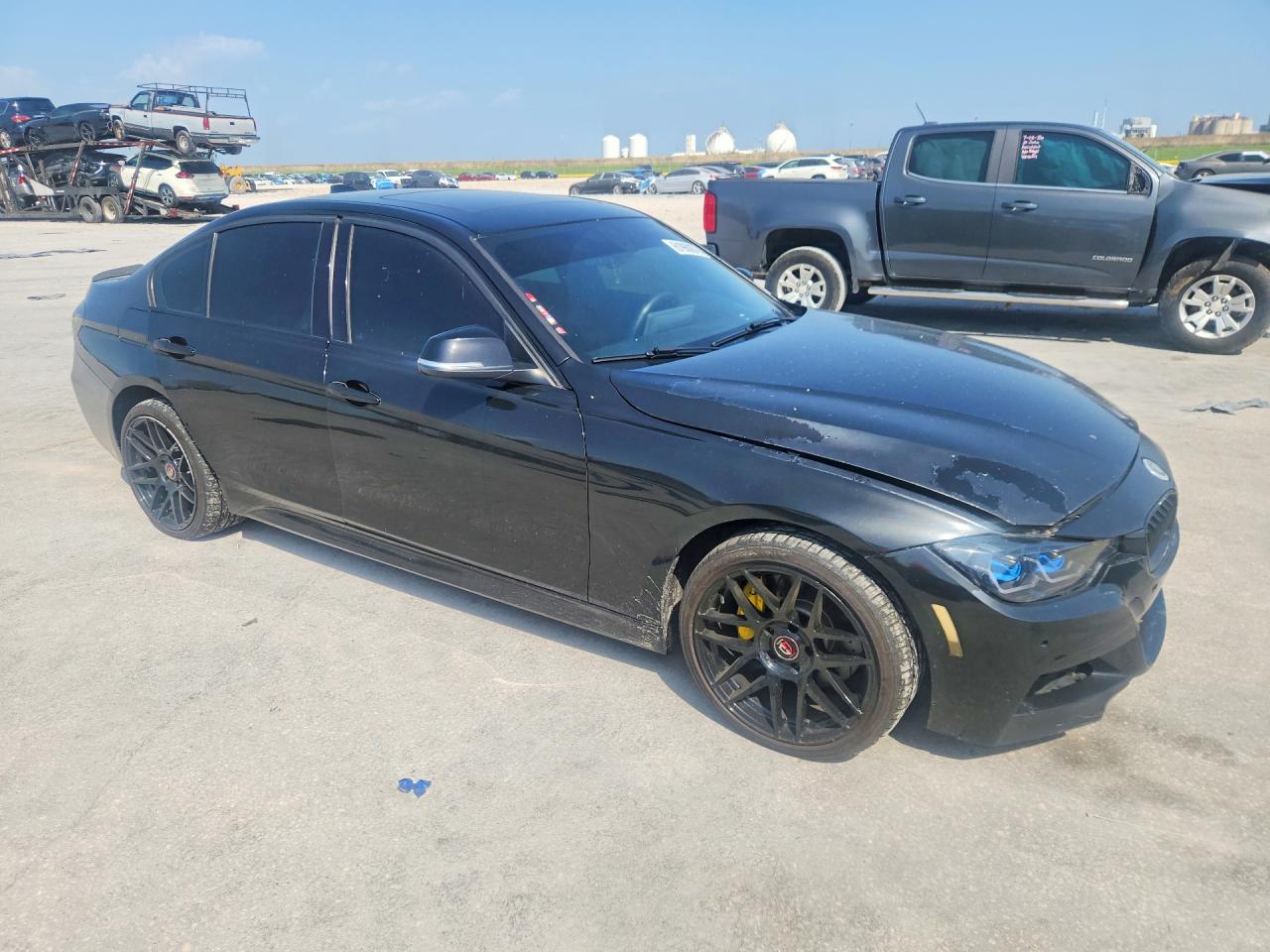 2014 Bmw 335 Xi Black vin: WBA3B9G5XENR90739