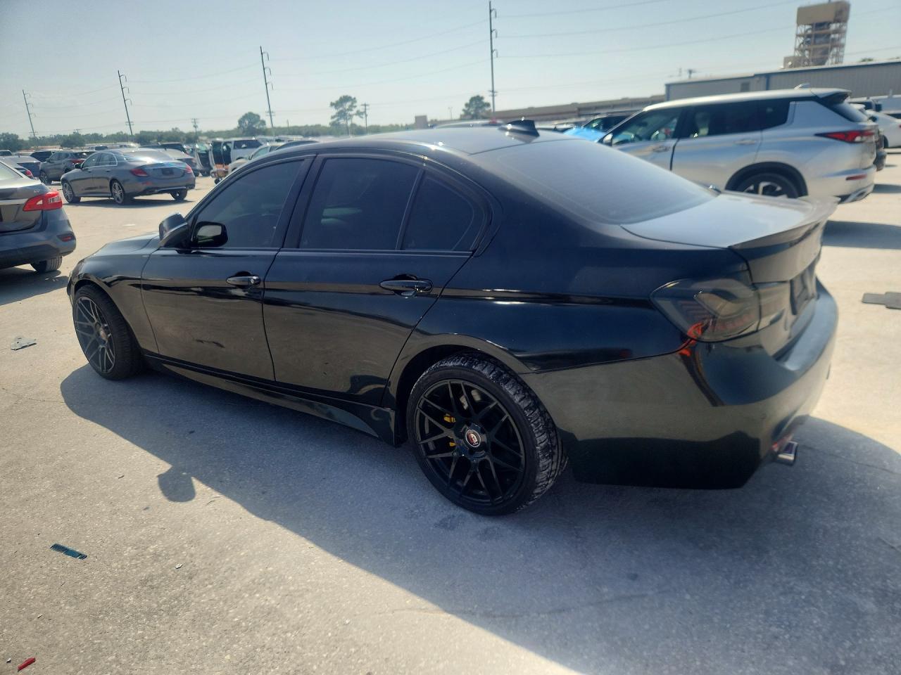 2014 Bmw 335 Xi Black vin: WBA3B9G5XENR90739