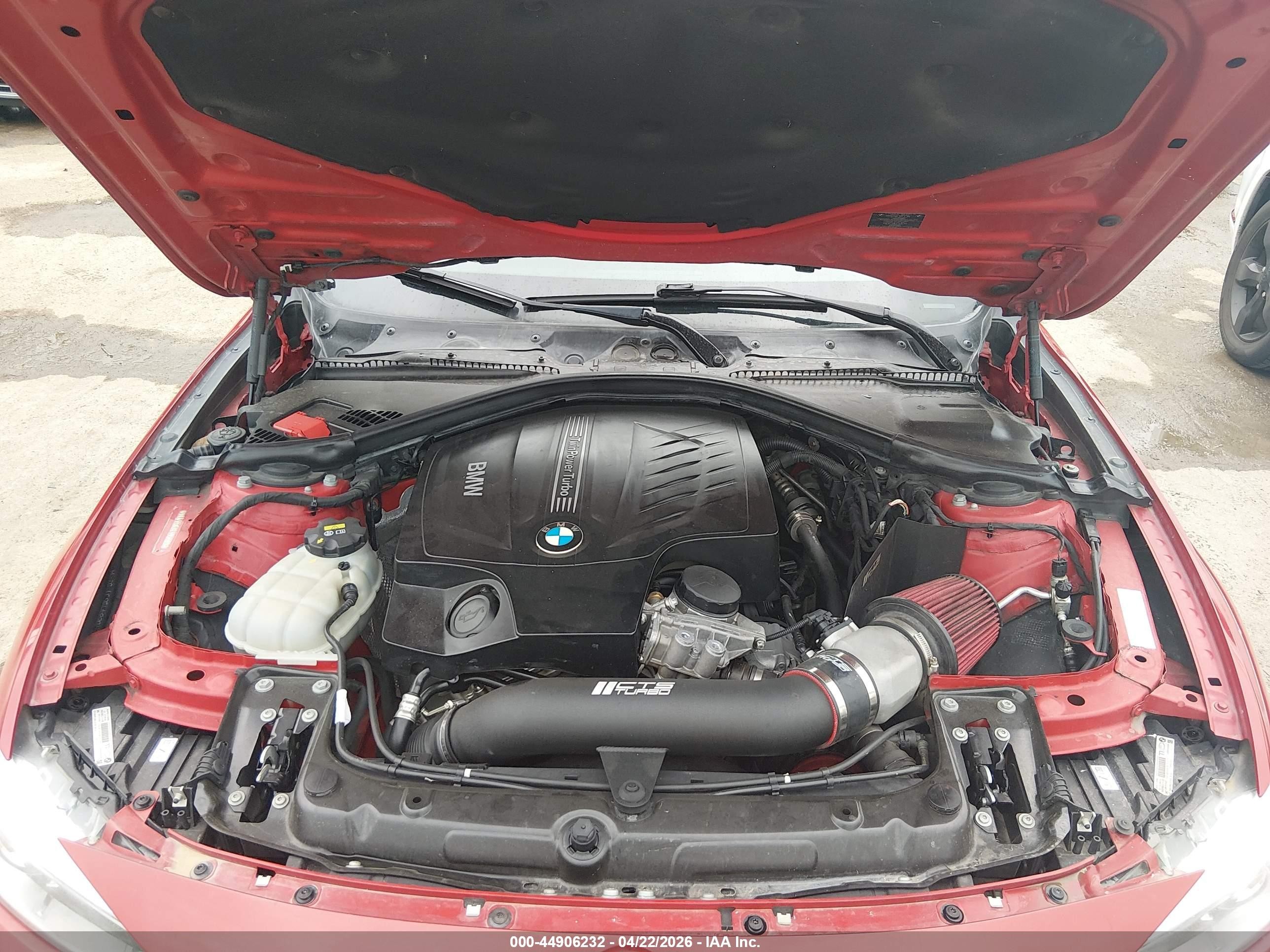 2015 Bmw 335i Xdrive Red vin: WBA3B9G5XFNR92900