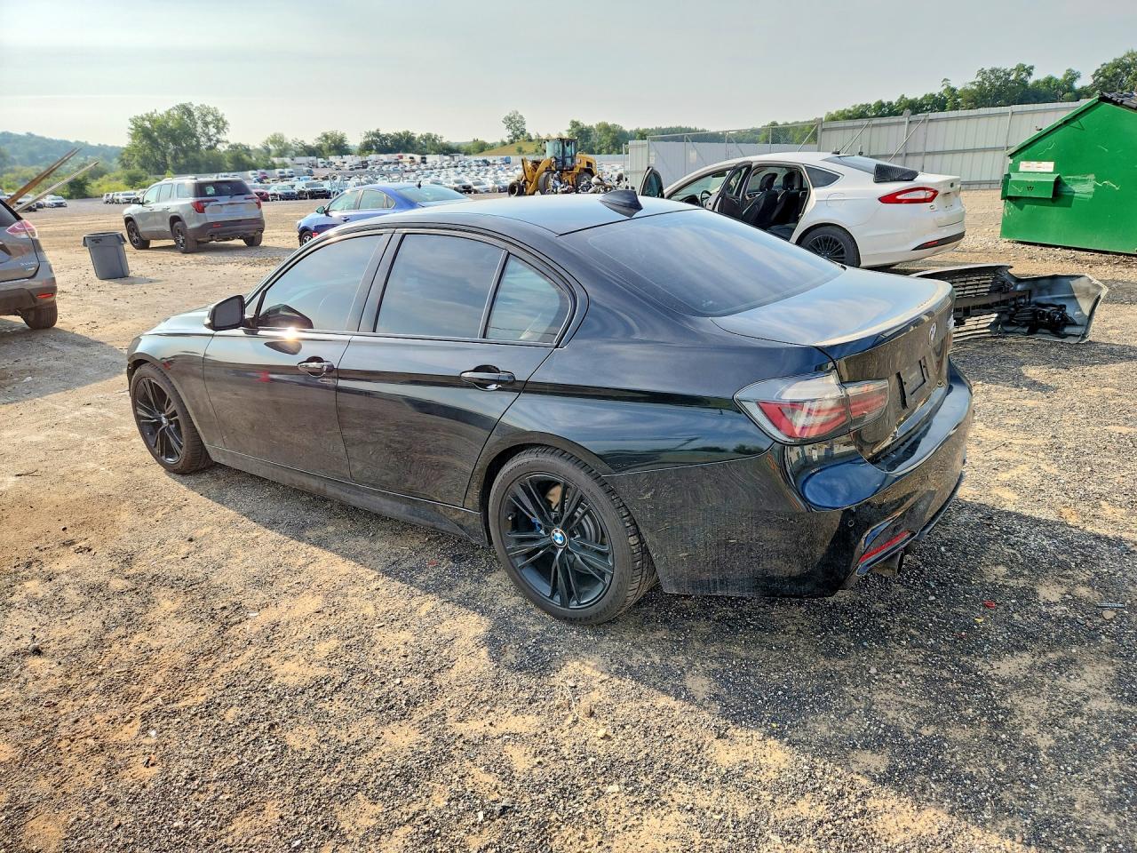 2015 Bmw 335 Xi Black vin: WBA3B9G5XFNR93206