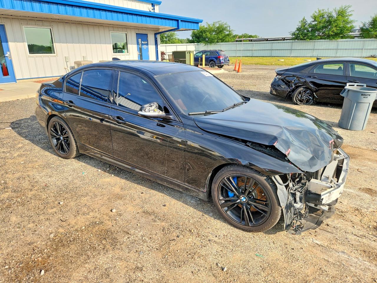 2015 Bmw 335 Xi Black vin: WBA3B9G5XFNR93206